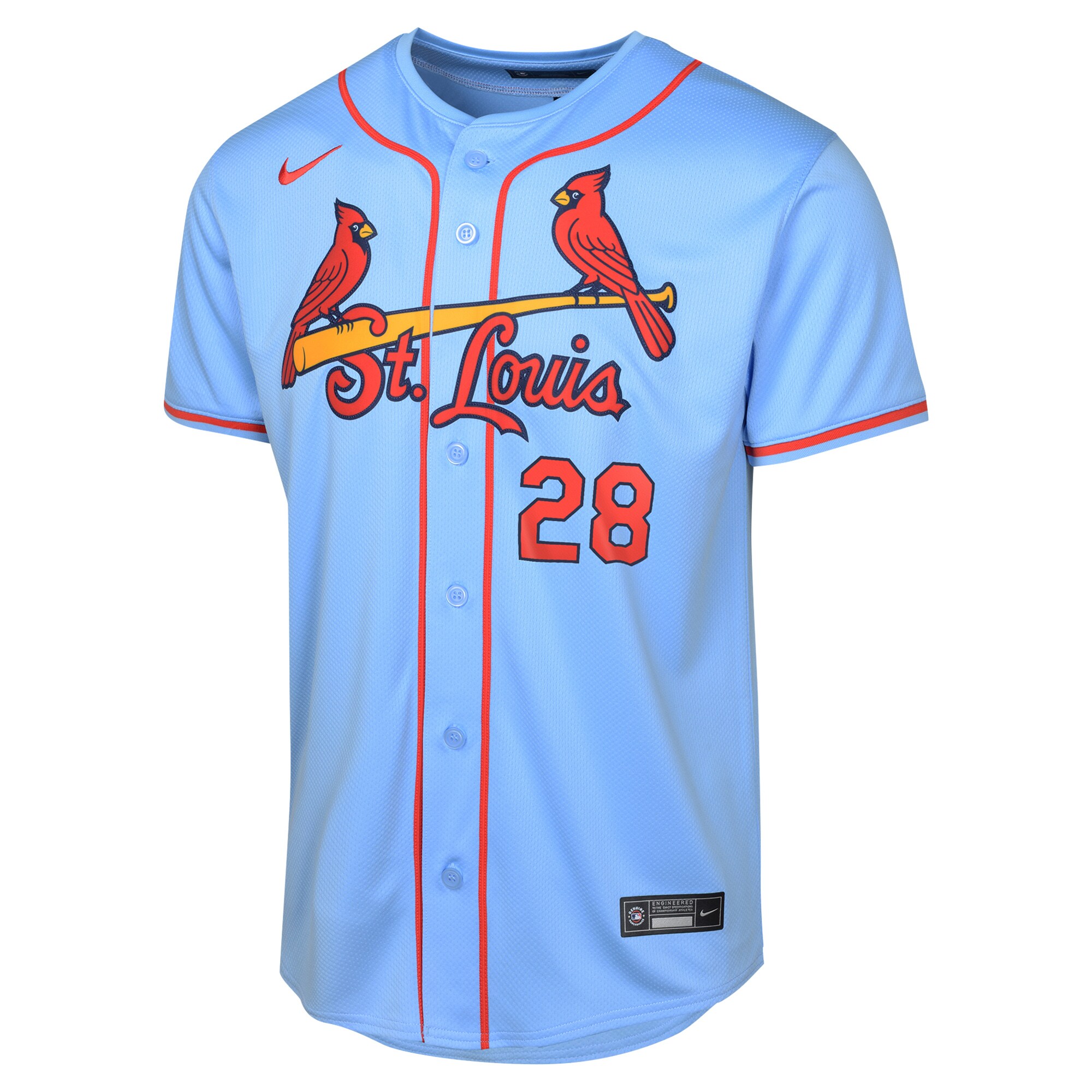 Nolan Arenado St. Louis Cardinals Youth Alternate Limited Player Jersey\u00c2\u00a0\u00e2\u20ac\u201c Light Blue cheap jerseys for sale - CheapJerseys.Shop