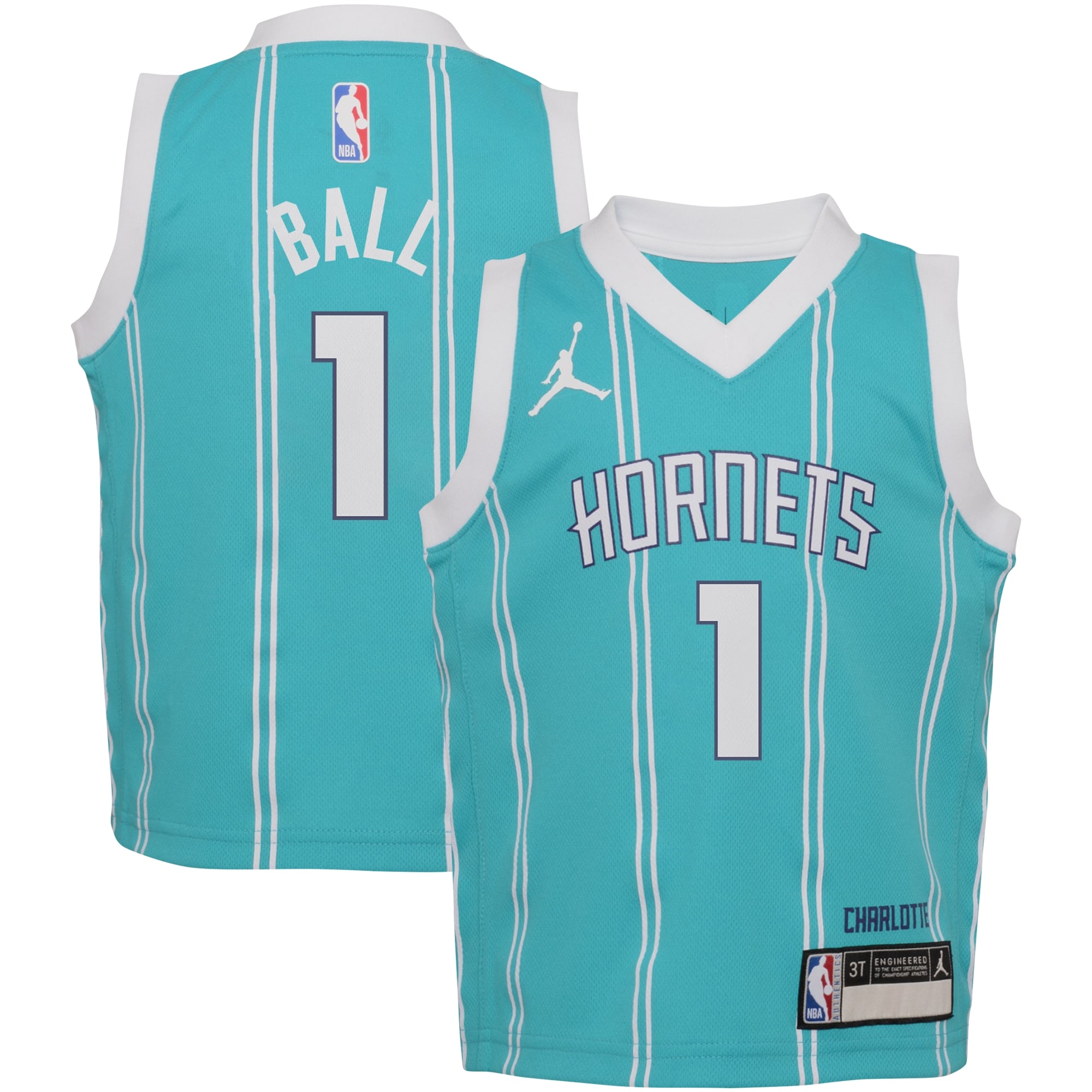 LaMelo Ball Charlotte Hornets Jordan Brand Toddler Swingman Player Jersey - Icon Edition - Teal cheap jerseys for sale - CheapJerseys.Shop