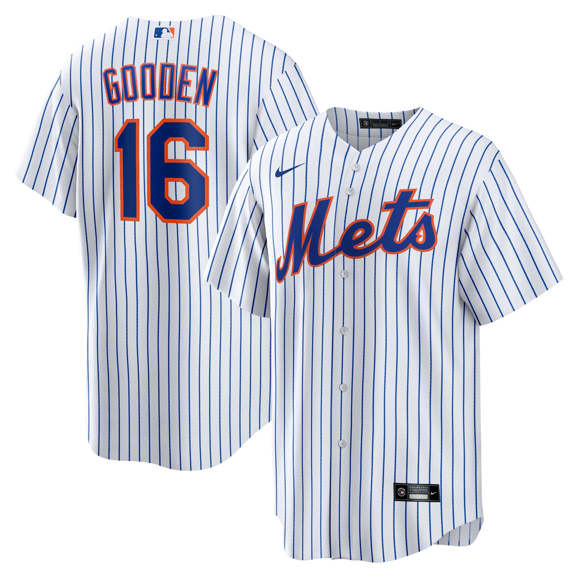 Dwight Gooden New York Mets Home Replica Player Jersey - White cheap jerseys for sale - CheapJerseys.Shop