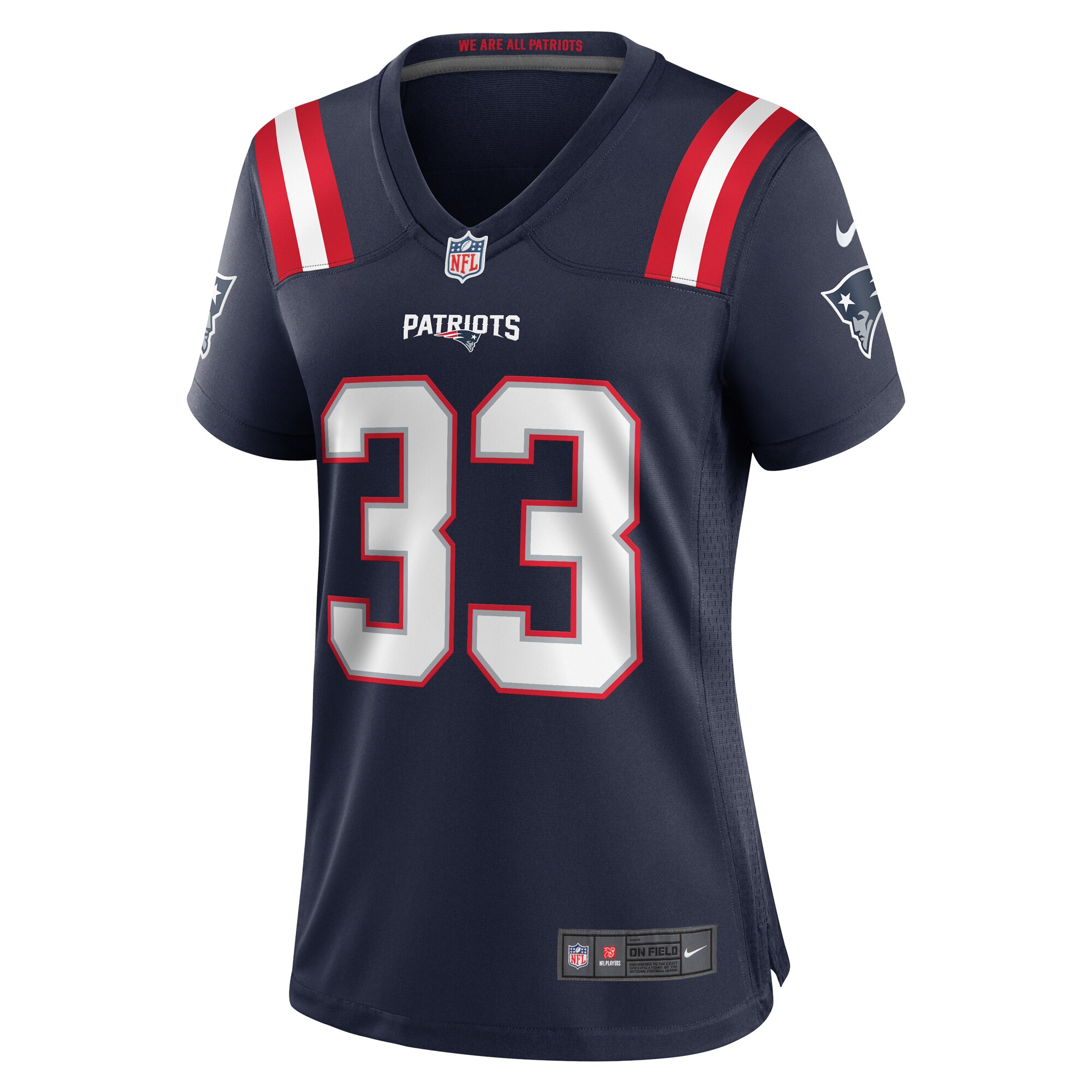 Anfernee Jennings New England Patriots Women's Team Game Jersey - Navy cheap jerseys for sale - CheapJerseys.Shop