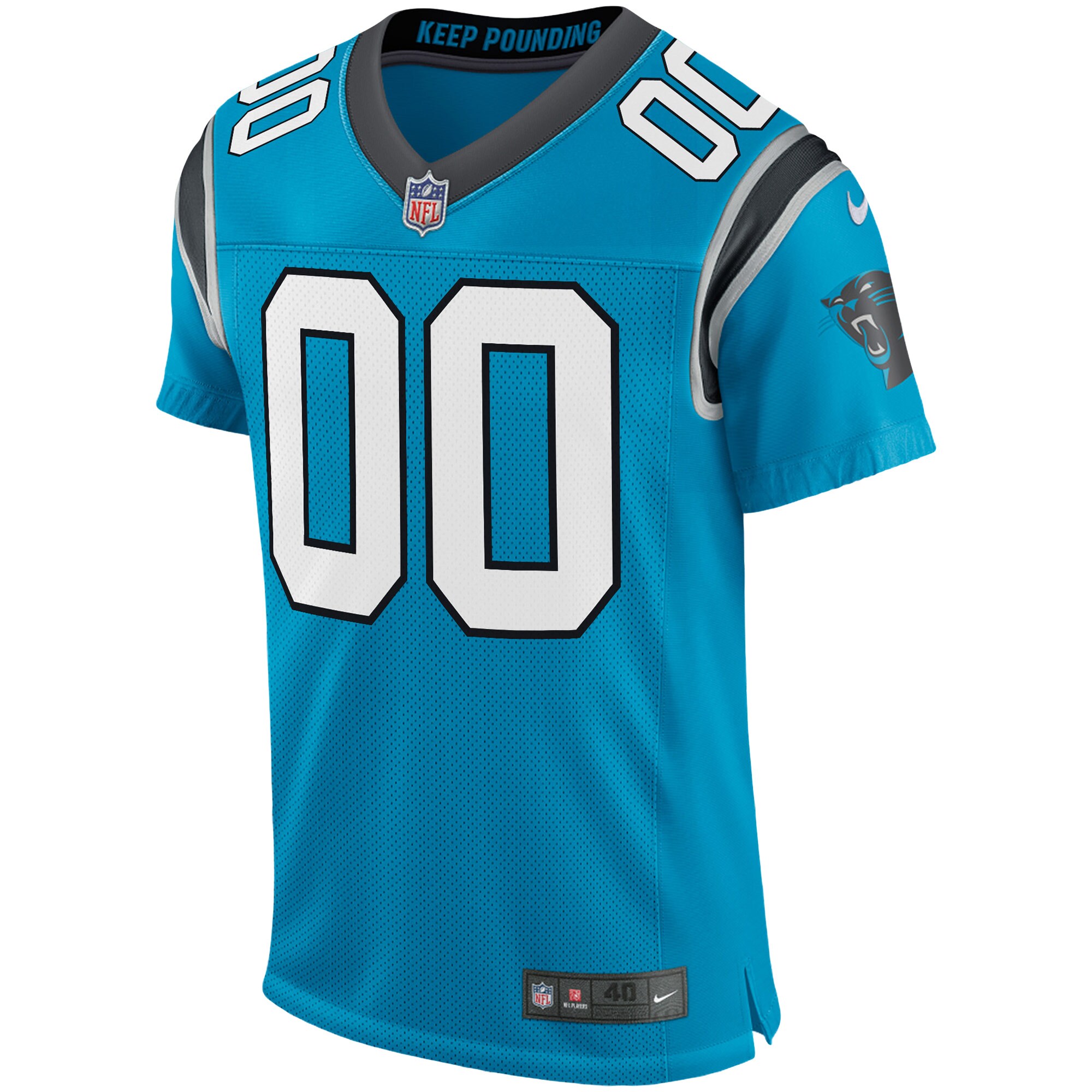 Carolina Panthers Classic Elite Custom Jersey - Blue cheap jerseys for sale - CheapJerseys.Shop