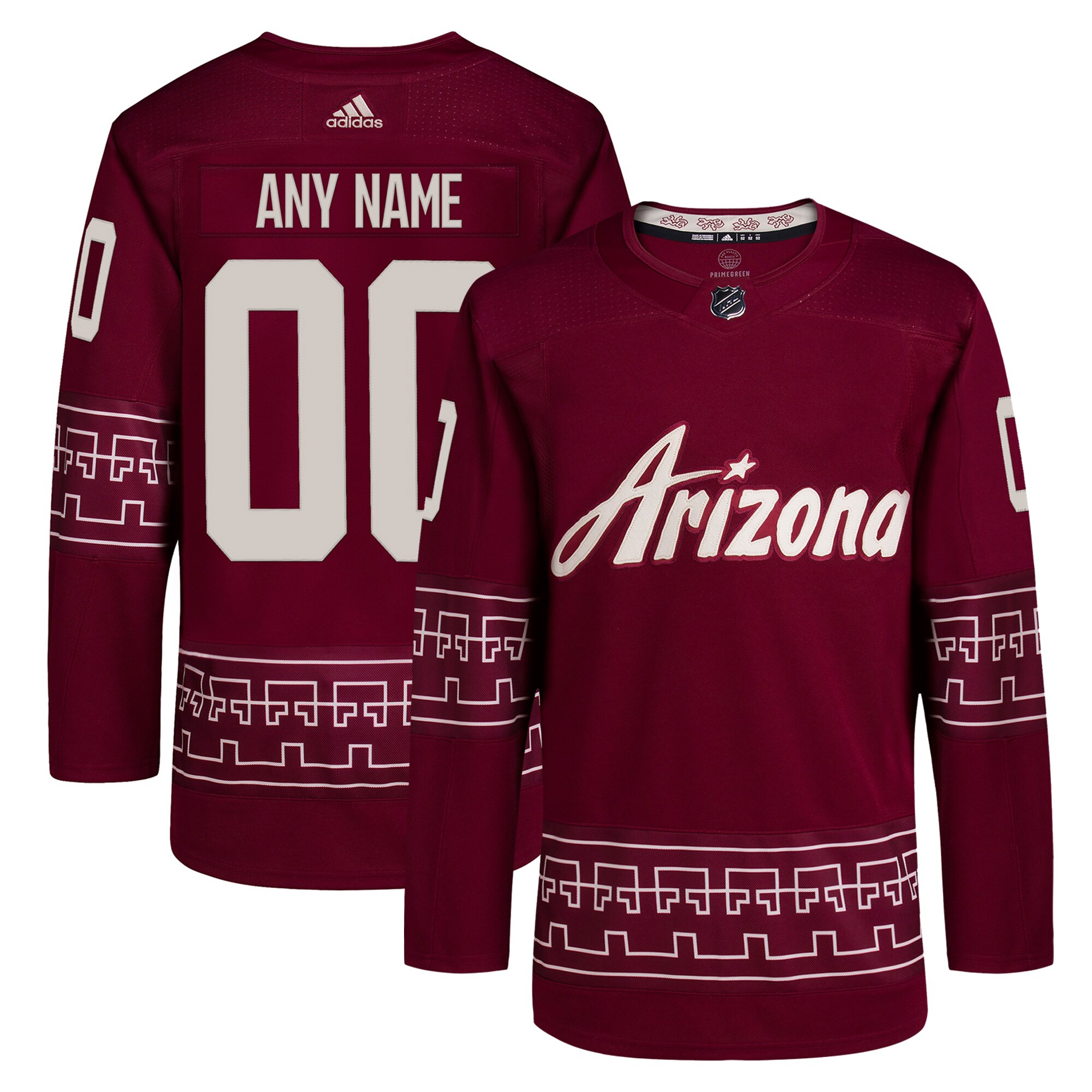 Arizona Coyotes Alternate Primegreen Authentic Custom Jersey - Garnet cheap jerseys for sale - CheapJerseys.Shop