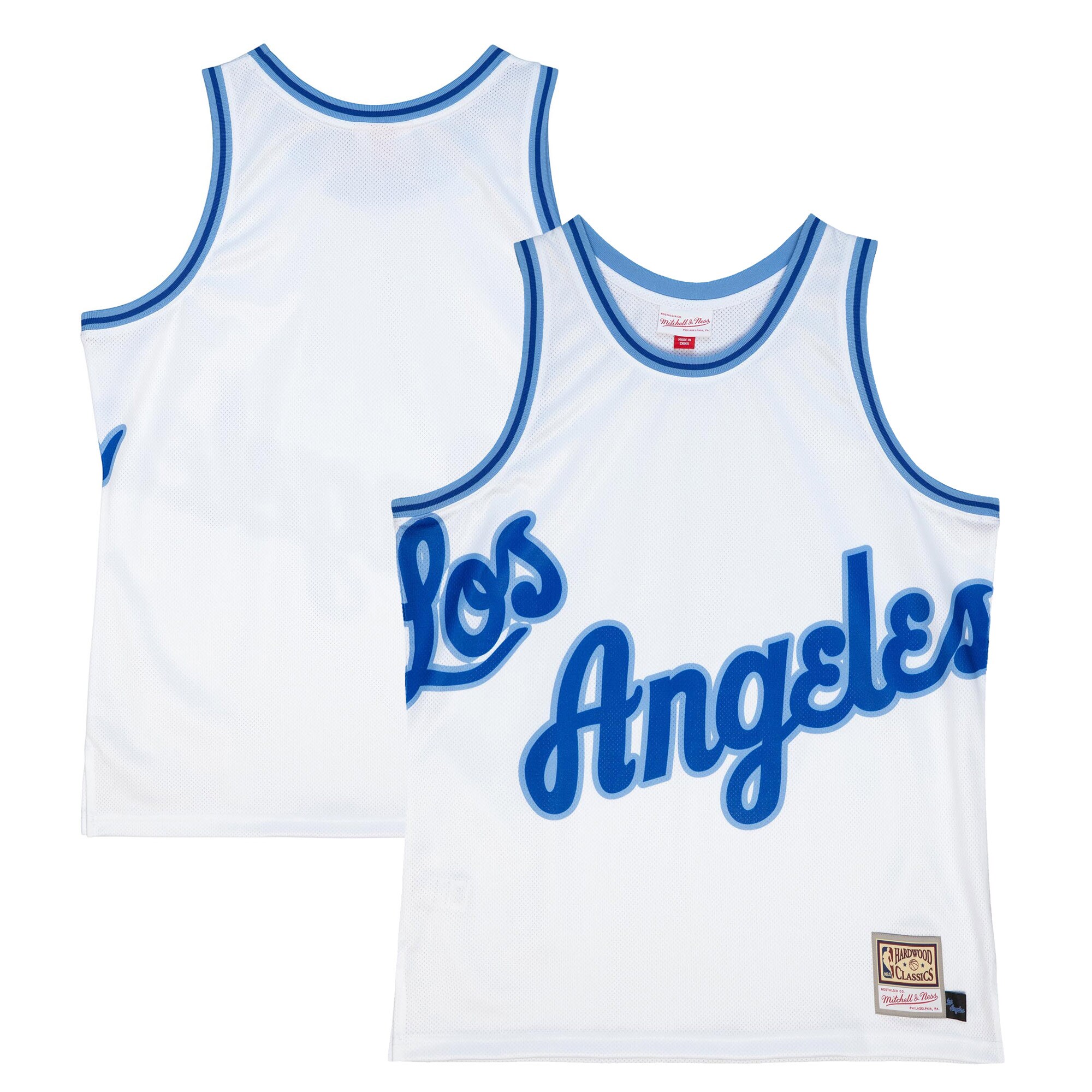 Los Angeles Lakers Mitchell & Ness Hardwood Classics Blown Out Fashion Jersey - White cheap jerseys for sale - CheapJerseys.Shop