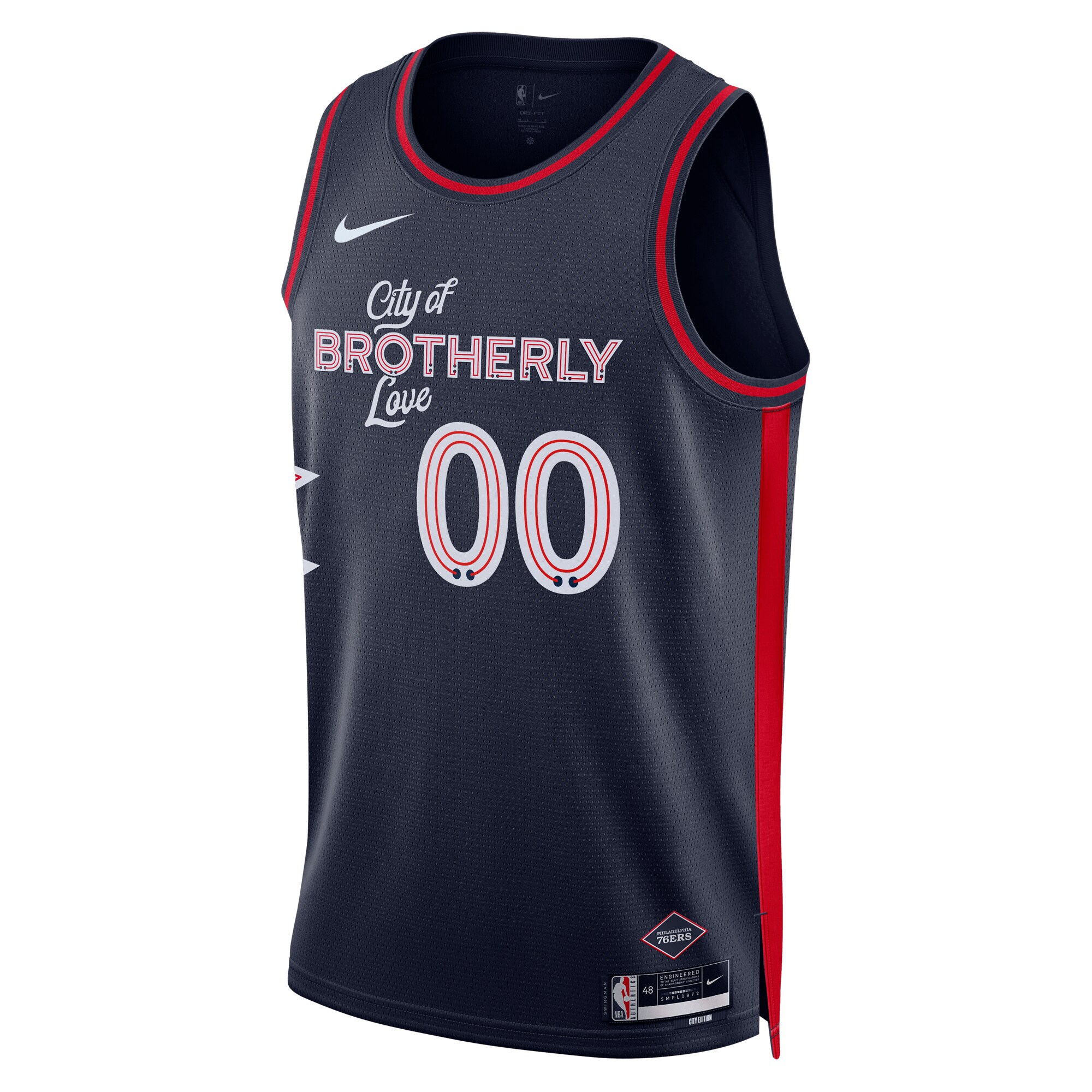 Philadelphia 76ers Unisex 2023\/24 Custom Swingman Jersey - Navy - City Edition cheap jerseys for sale - CheapJerseys.Shop
