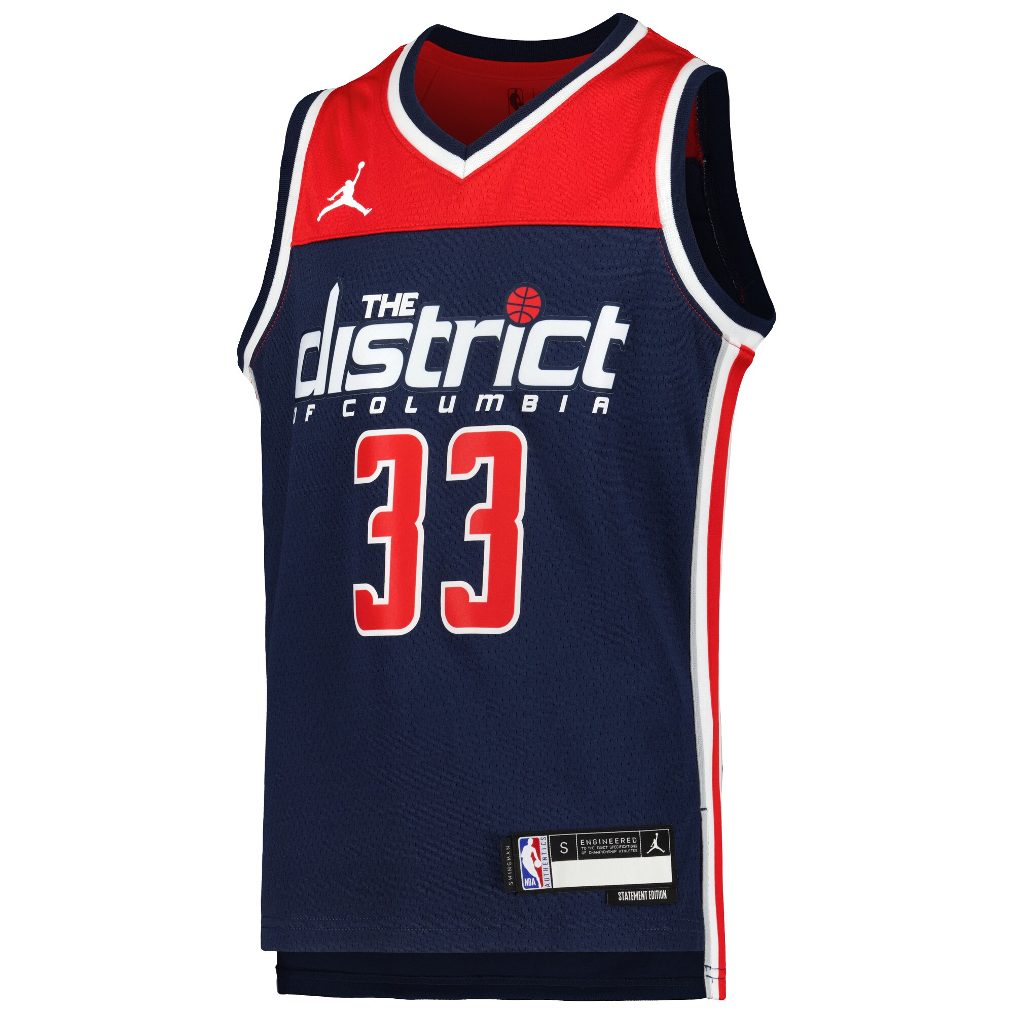 Kyle Kuzma Washington Wizards Jordan Brand Youth Swingman Jersey - Statement Edition - Navy cheap jerseys for sale - CheapJerseys.Shop