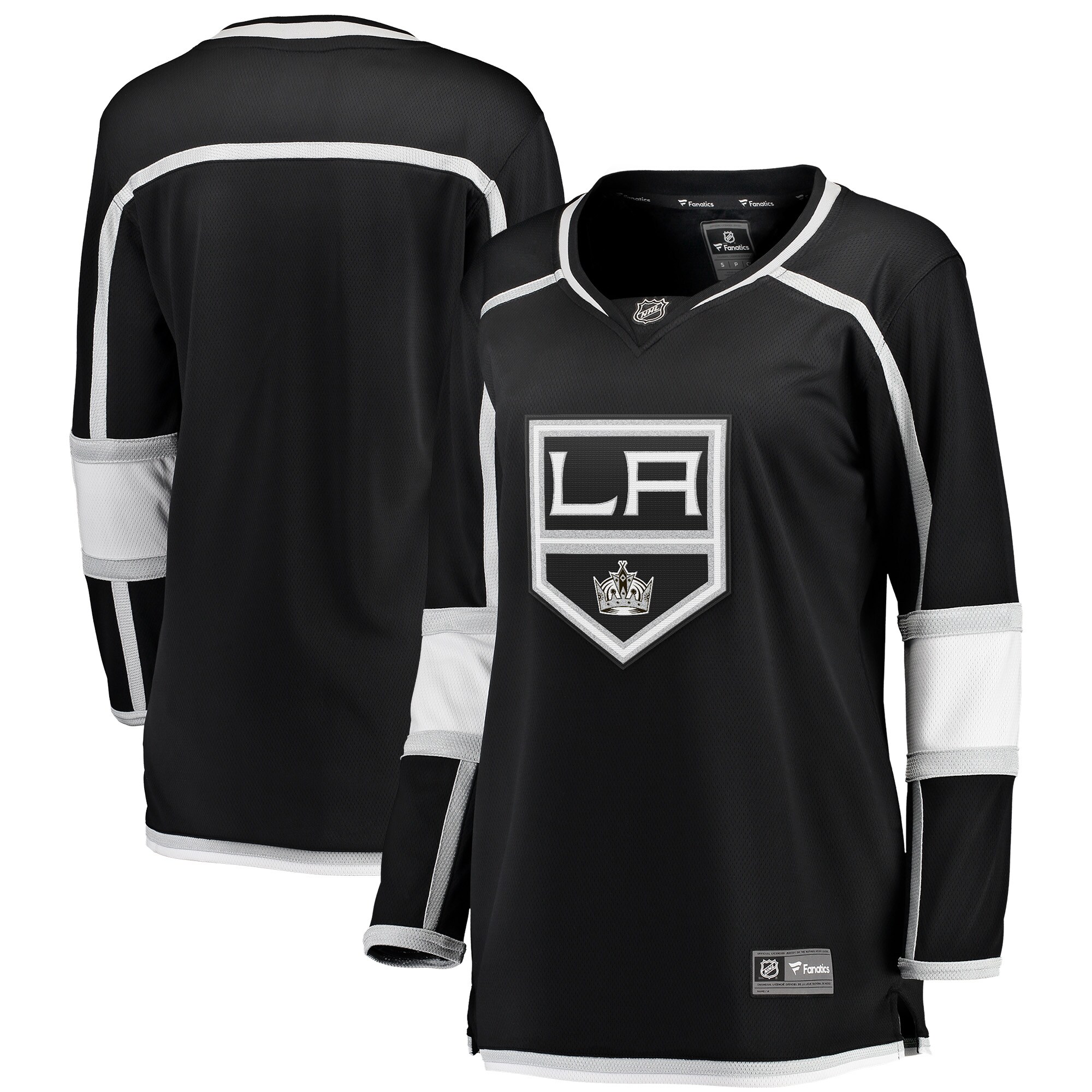 Los Angeles Kings Fanatics Women's Home Breakaway Jersey - Black cheap jerseys for sale - CheapJerseys.Shop