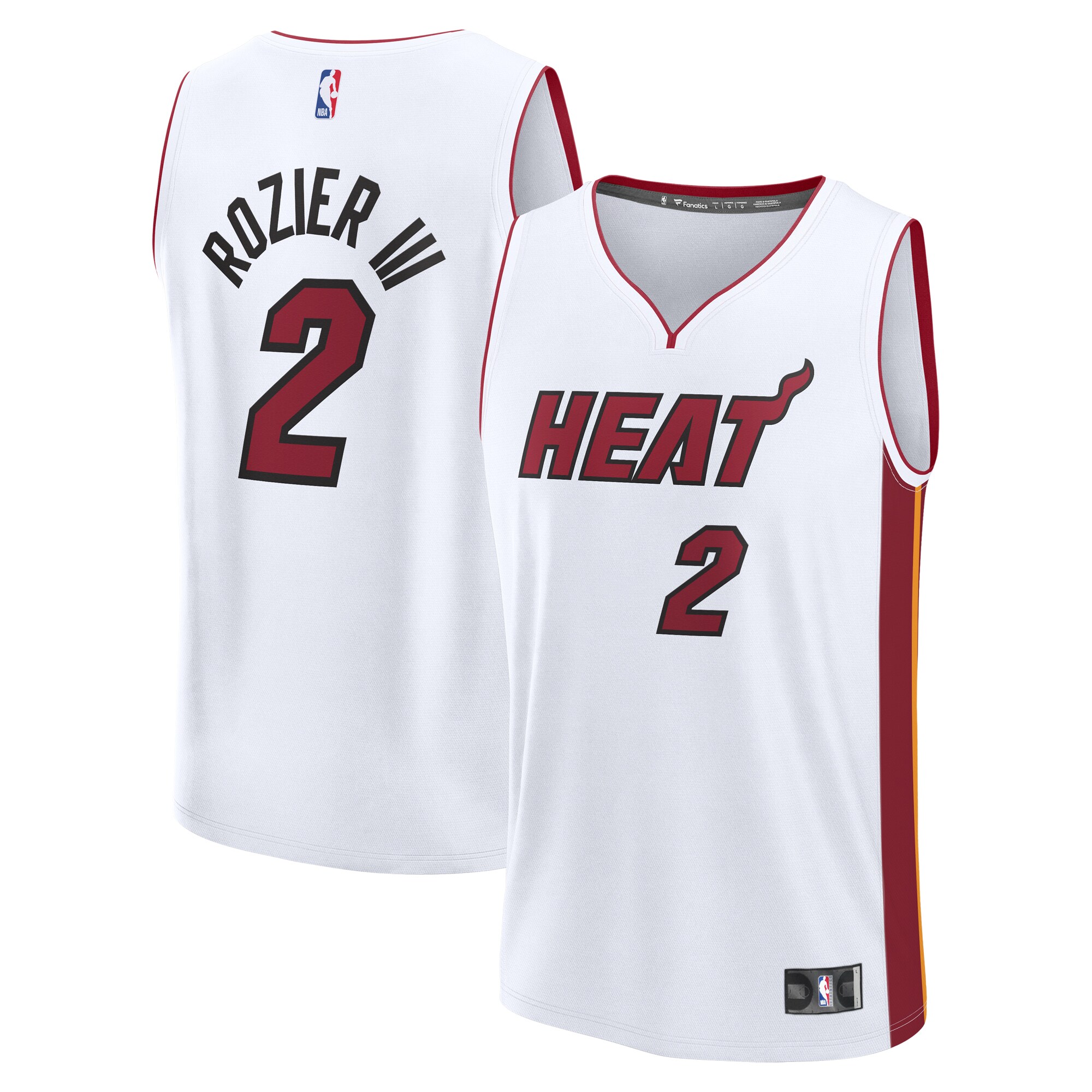 Terry Rozier Miami Heat Fanatics Youth Fast Break Player Jersey - Association Edition - White cheap jerseys for sale - CheapJerseys.Shop