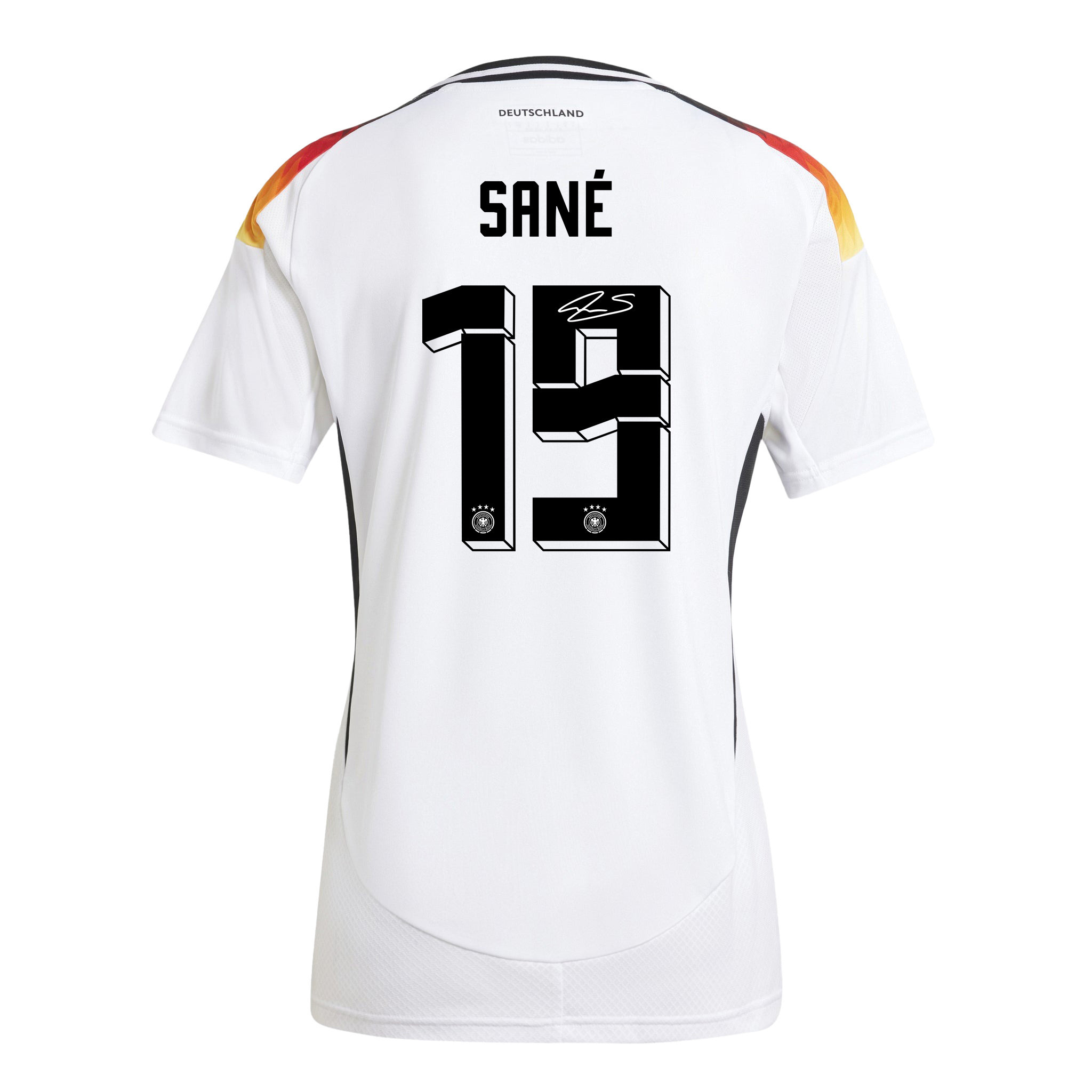 Leroy Sané 19 Signed Germany National Team 2024/25 Home Jersey Autographed - Women cheap jerseys for sale - CheapJerseys.Shop