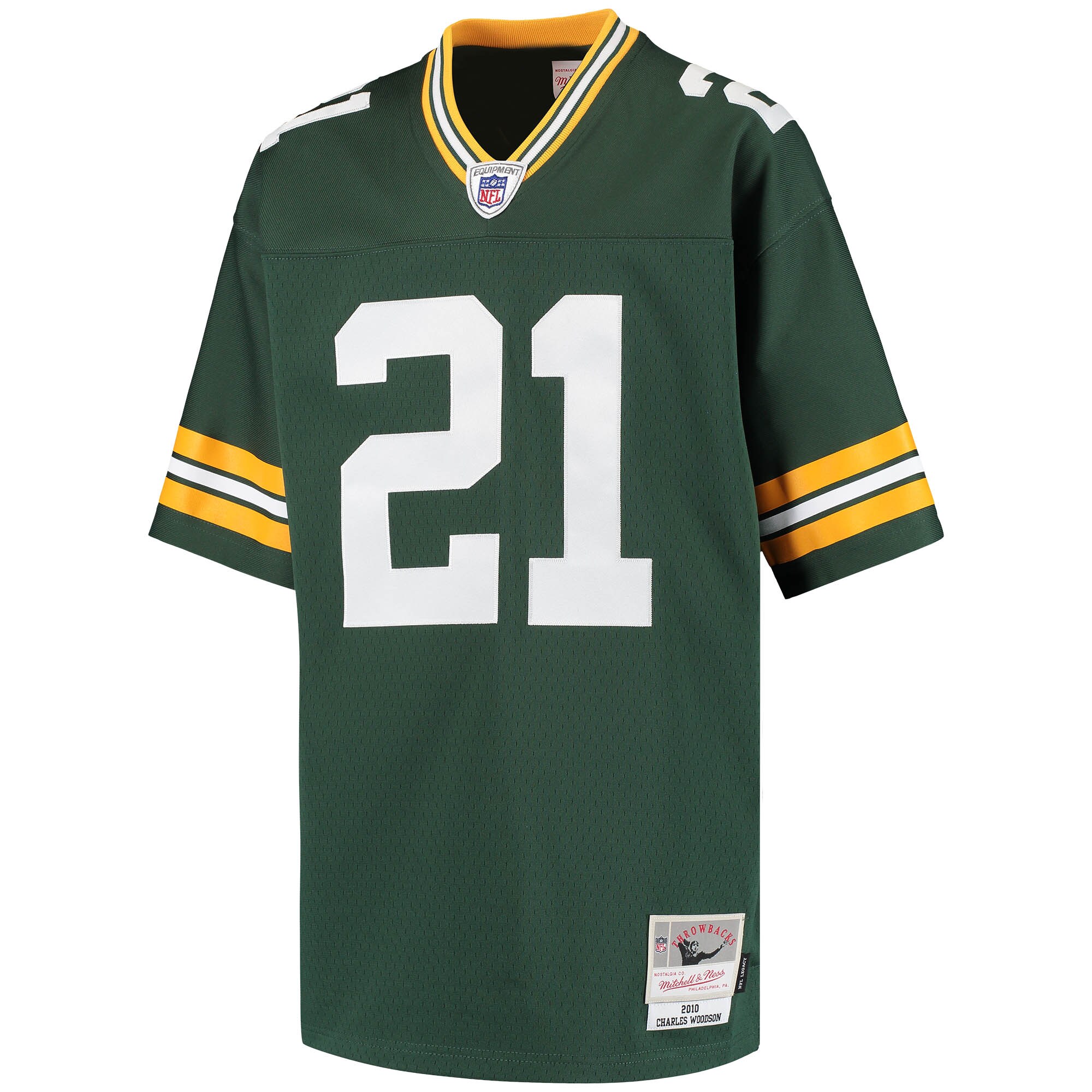 Charles Woodson Green Bay Packers Mitchell & Ness Youth Retired Player Legacy Jersey - Green cheap jerseys for sale - CheapJerseys.Shop