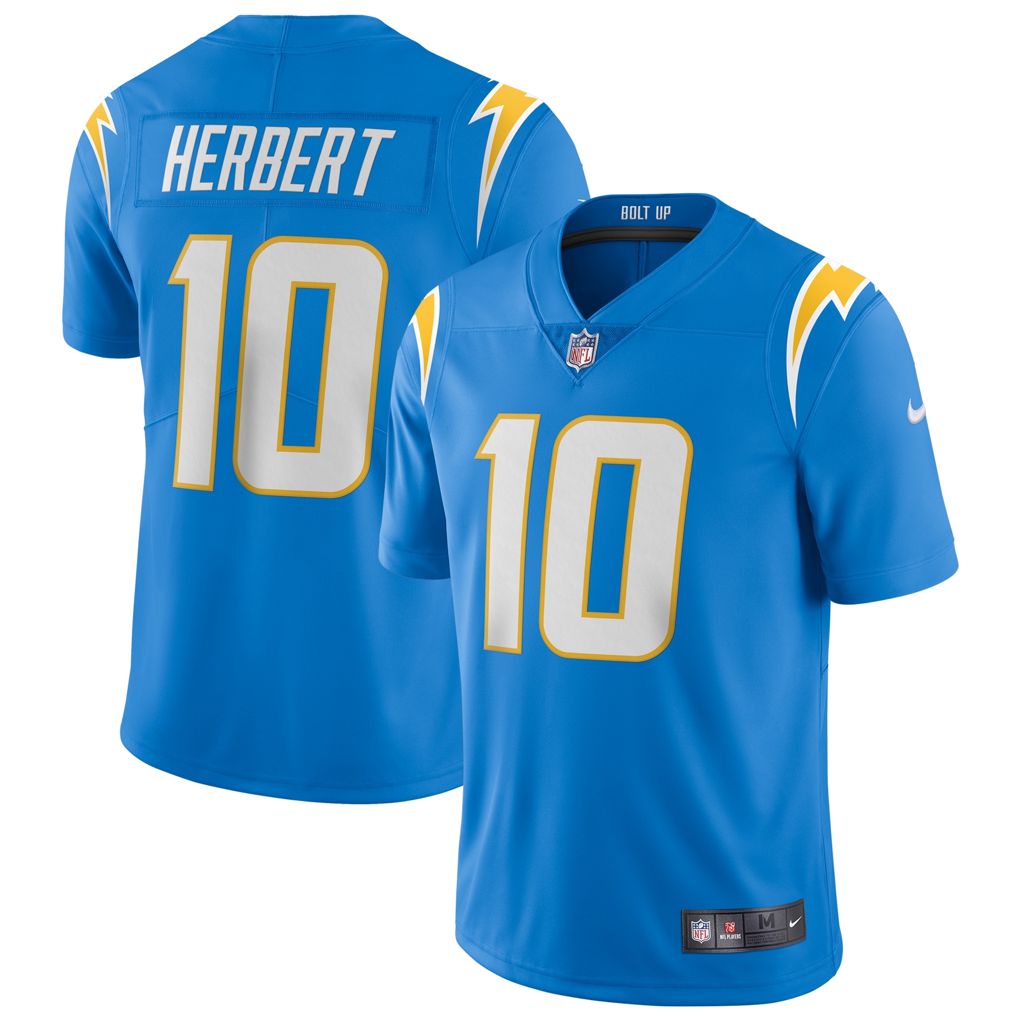 Justin Herbert Los Angeles Chargers Vapor Limited Jersey - Powder Blue cheap jerseys for sale - CheapJerseys.Shop