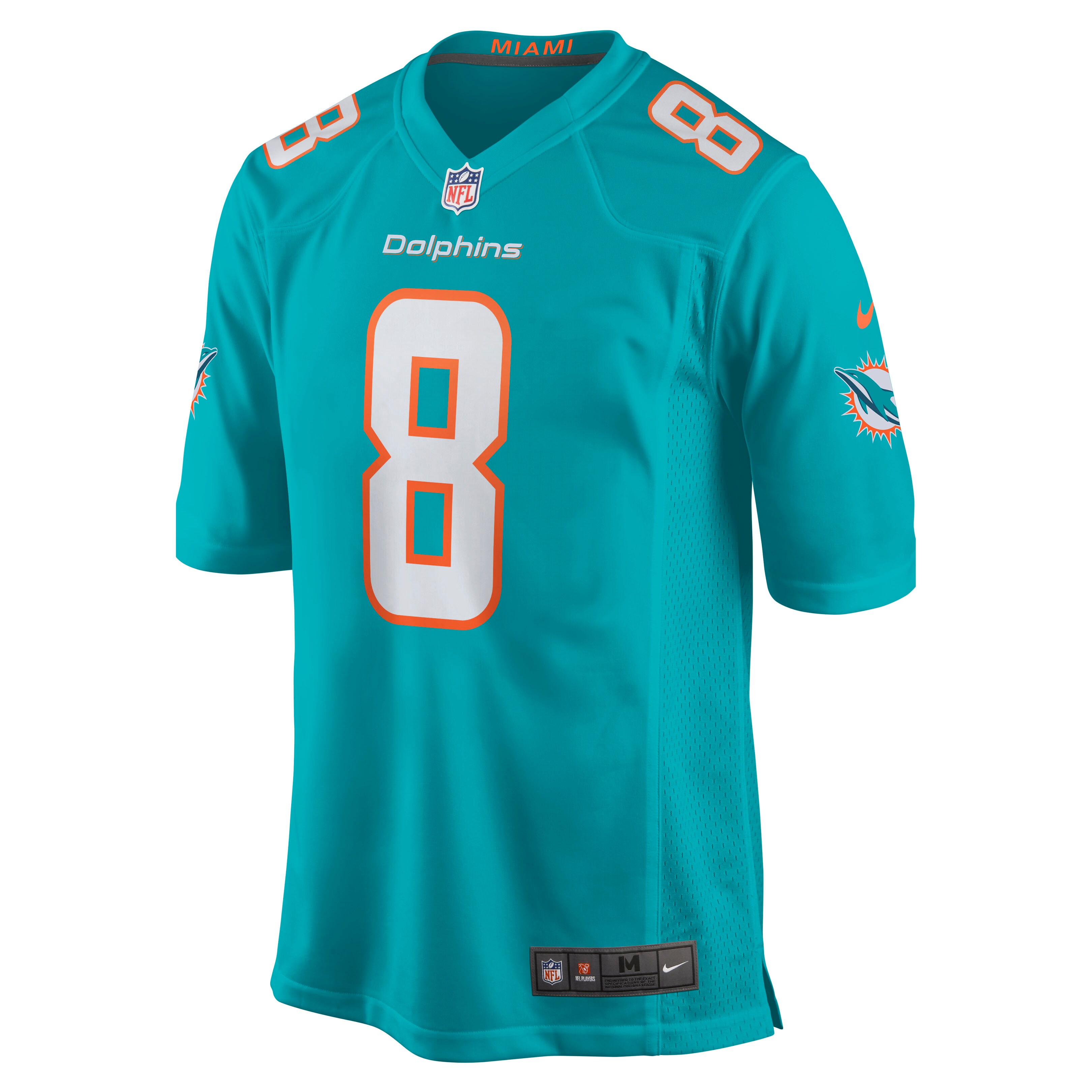 Jevon Holland Miami Dolphins Game Player Jersey - Aqua cheap jerseys for sale - CheapJerseys.Shop