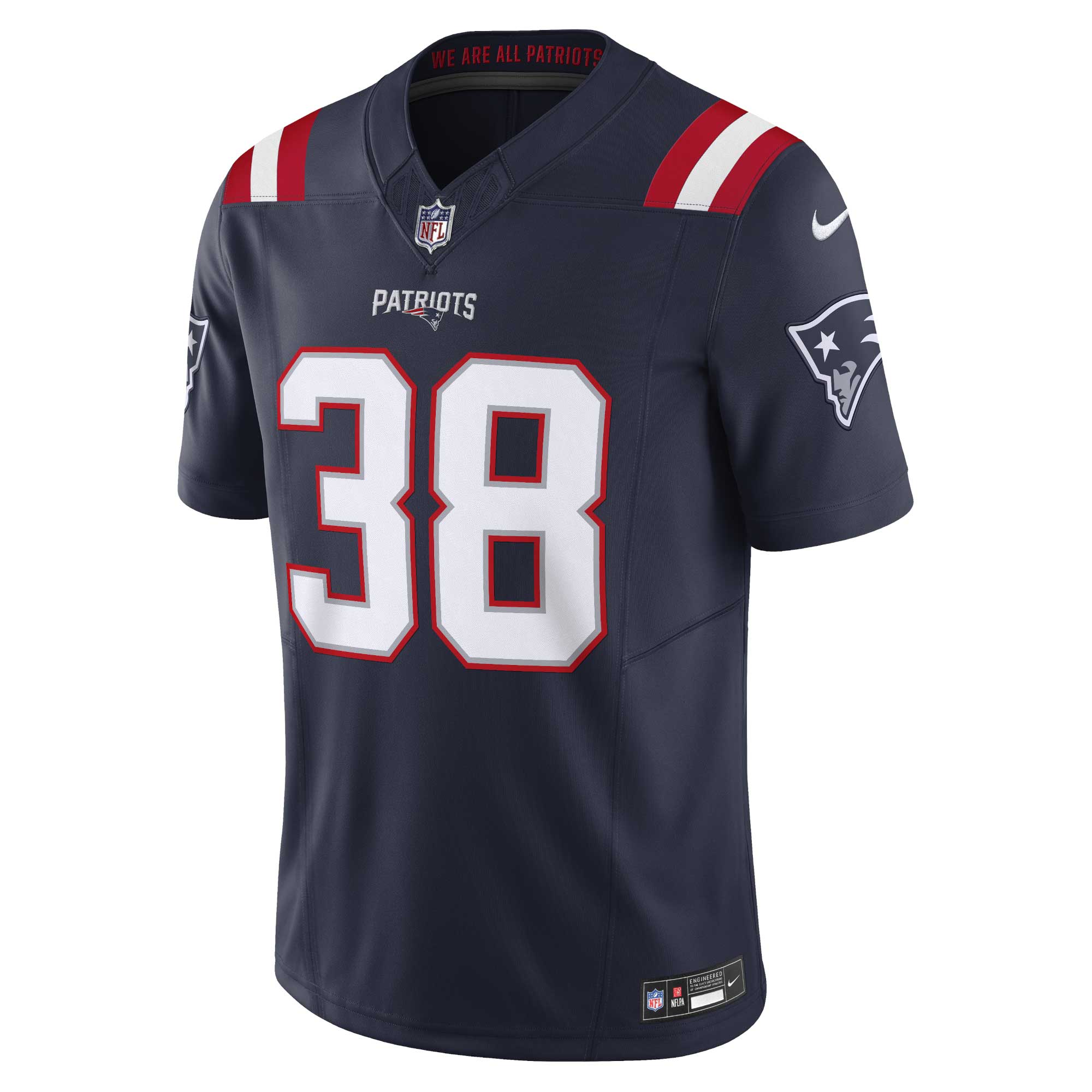 Rhamondre Stevenson New England Patriots Vapor F.U.S.E. Limited Jersey - Navy cheap jerseys for sale - CheapJerseys.Shop