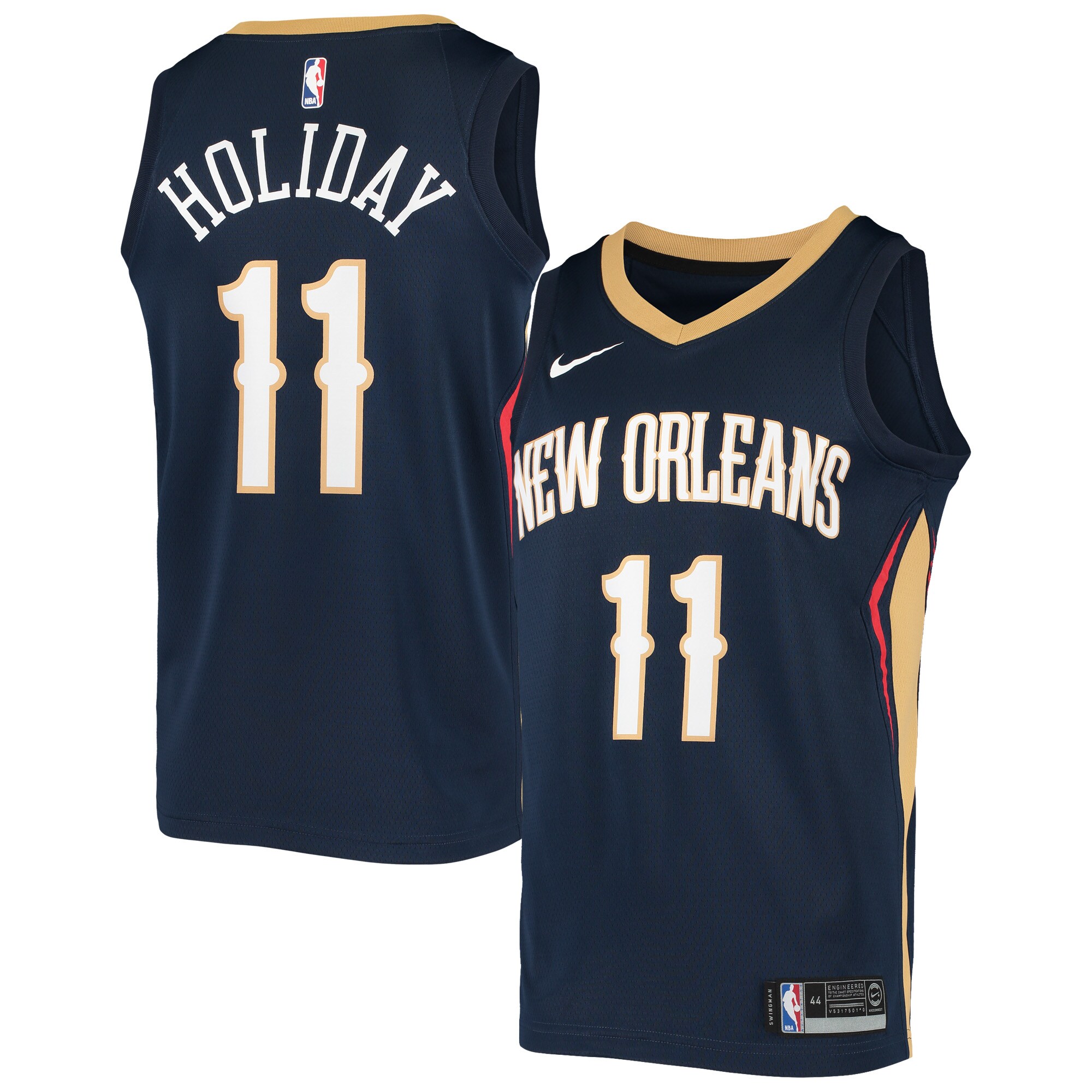 Jrue Holiday New Orleans Pelicans Swingman Jersey - Navy cheap jerseys for sale - CheapJerseys.Shop