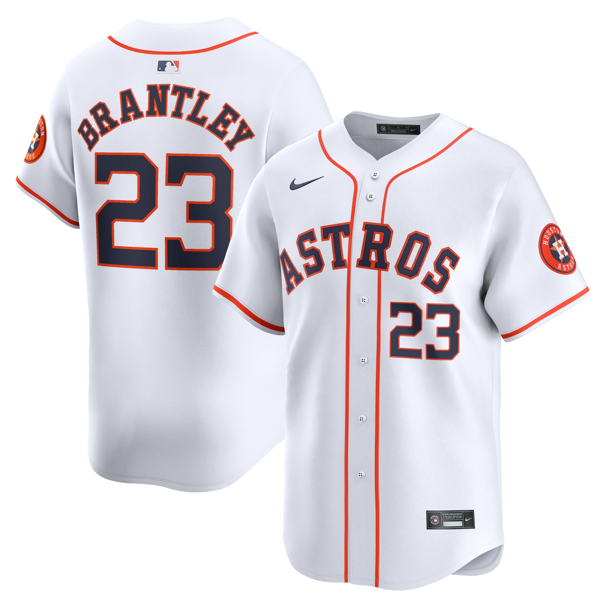 Michael Brantley Houston Astros Home Limited Player Jersey - White cheap jerseys for sale - CheapJerseys.Shop