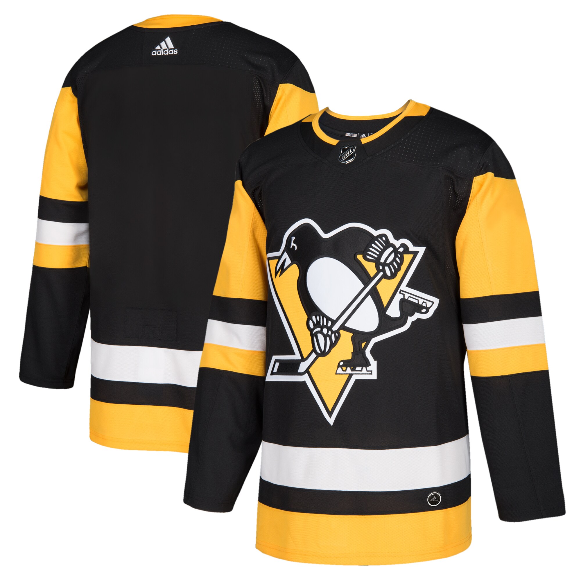 Pittsburgh Penguins Home Authentic Blank Jersey - Black cheap jerseys for sale - CheapJerseys.Shop