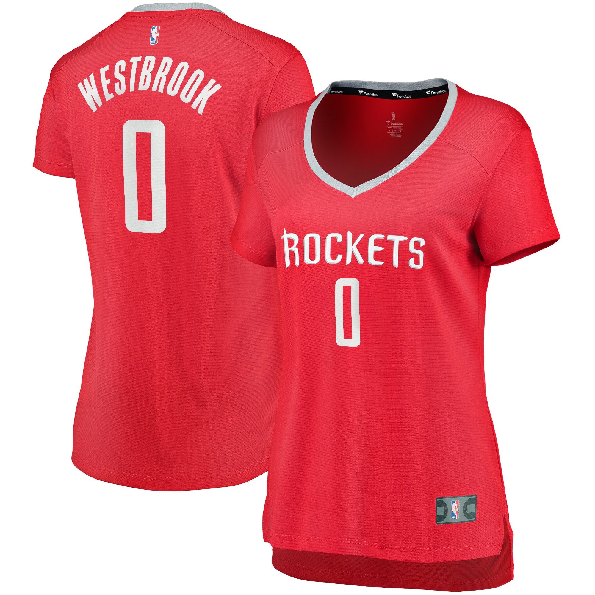 Russell Westbrook Houston Rockets Fanatics Women's Fast Break Replica Jersey Red - Icon Edition cheap jerseys for sale - CheapJerseys.Shop