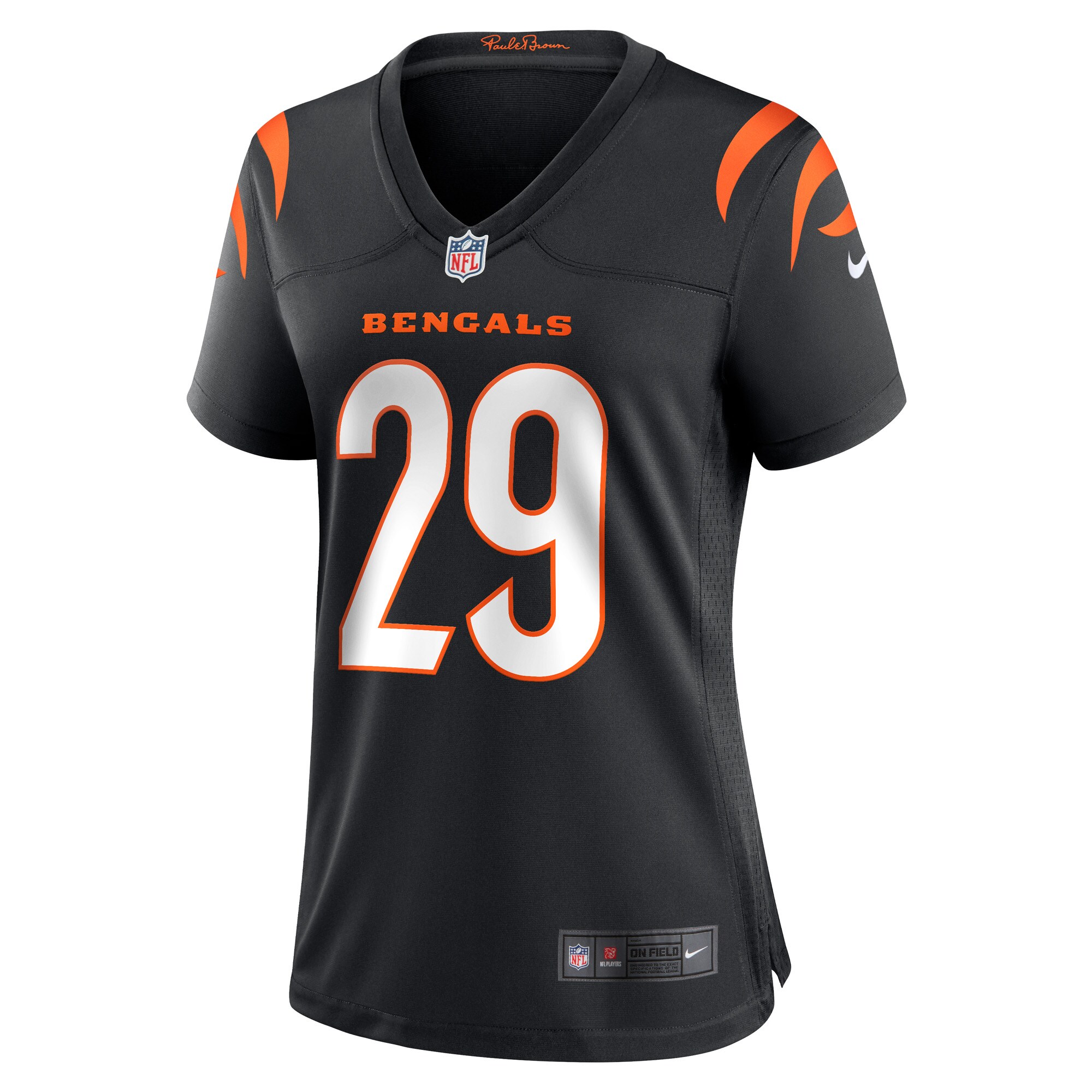 Cam Taylor-Britt Cincinnati Bengals Women's Game Player Jersey - Black cheap jerseys for sale - CheapJerseys.Shop