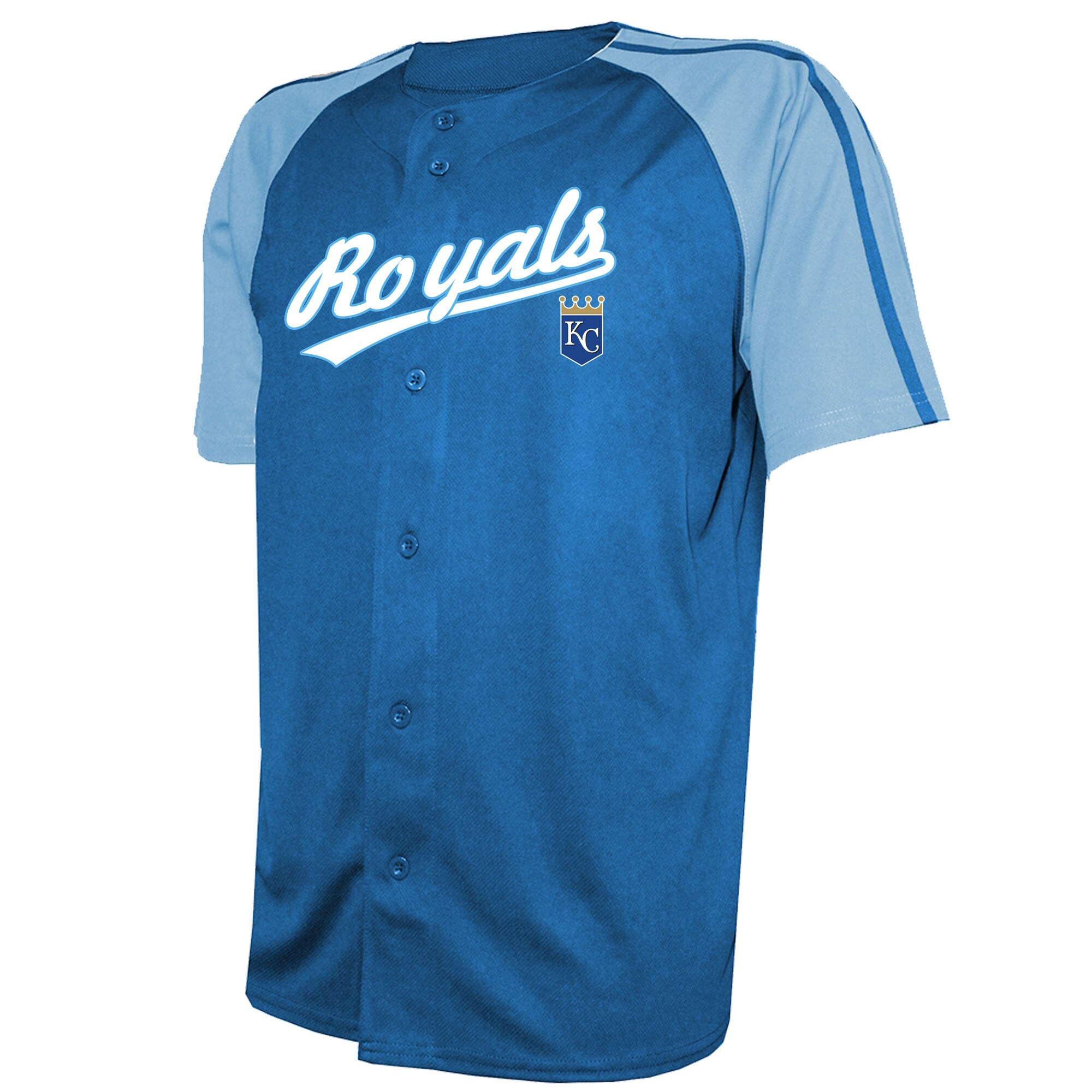 Kansas City Royals Stitches Team Raglan Jersey - Royal cheap jerseys for sale - CheapJerseys.Shop