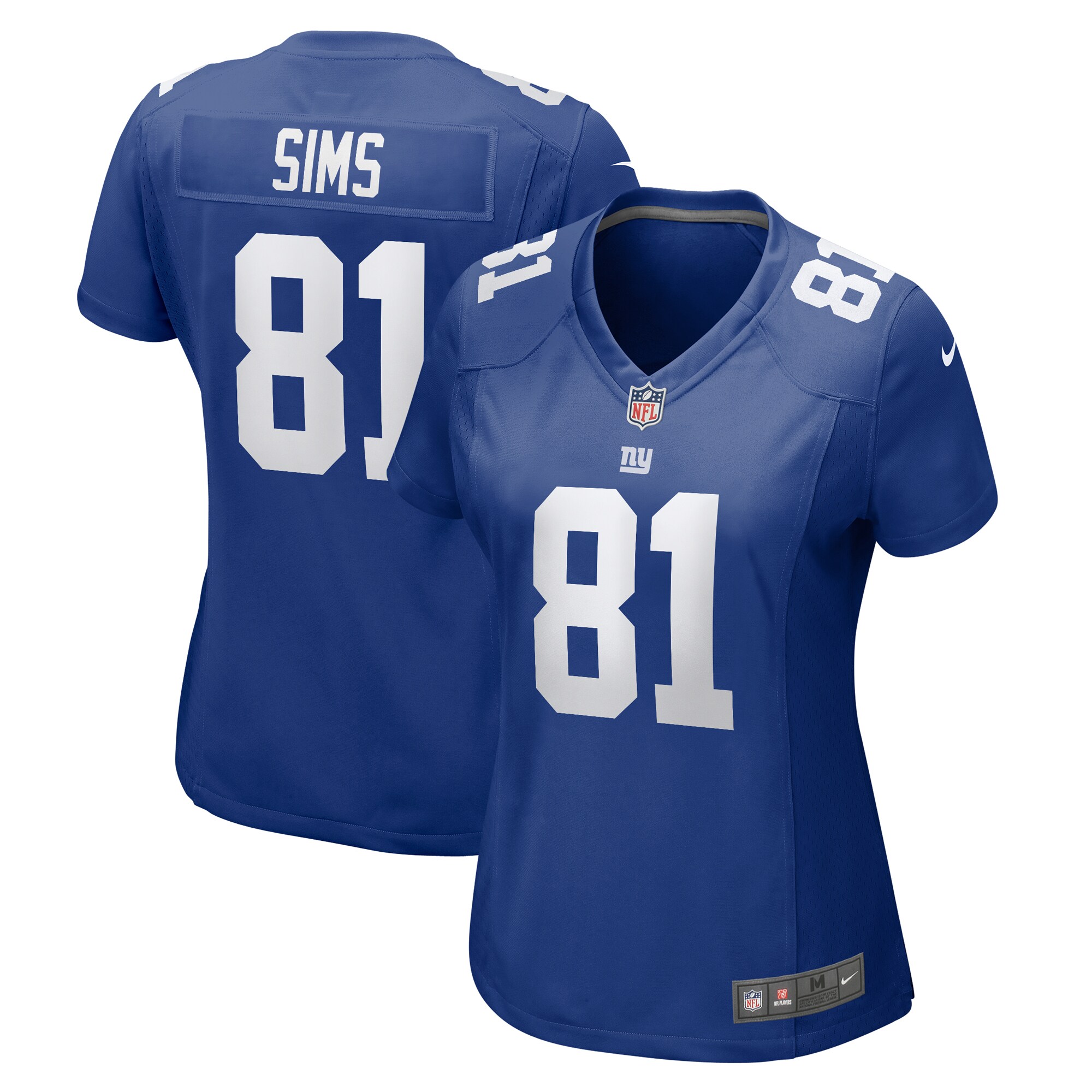 Cam Sims New York Giants Women's Team Game Jersey - Royal cheap jerseys for sale - CheapJerseys.Shop