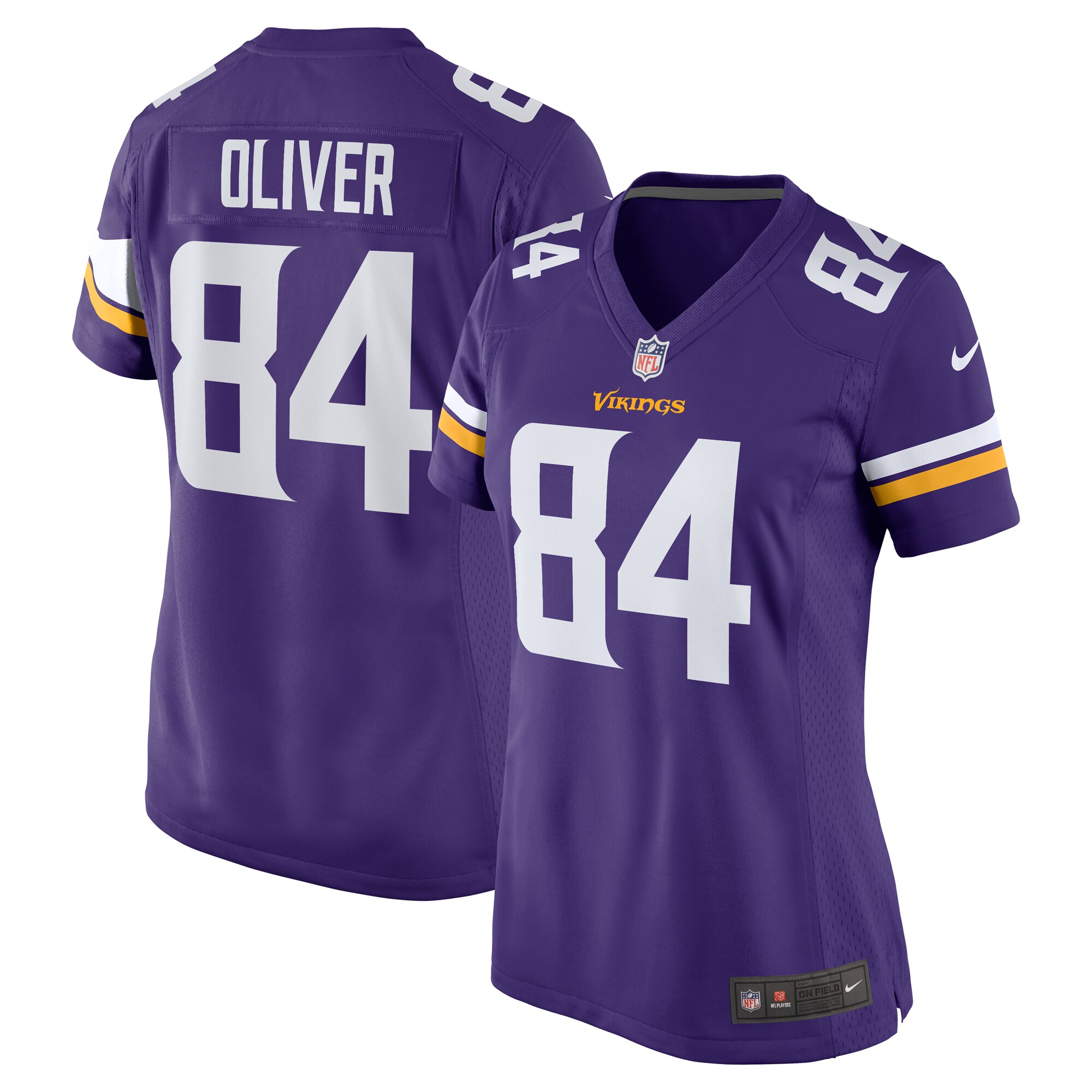Josh Oliver Minnesota Vikings Women's Game Player Jersey - Purple cheap jerseys for sale - CheapJerseys.Shop