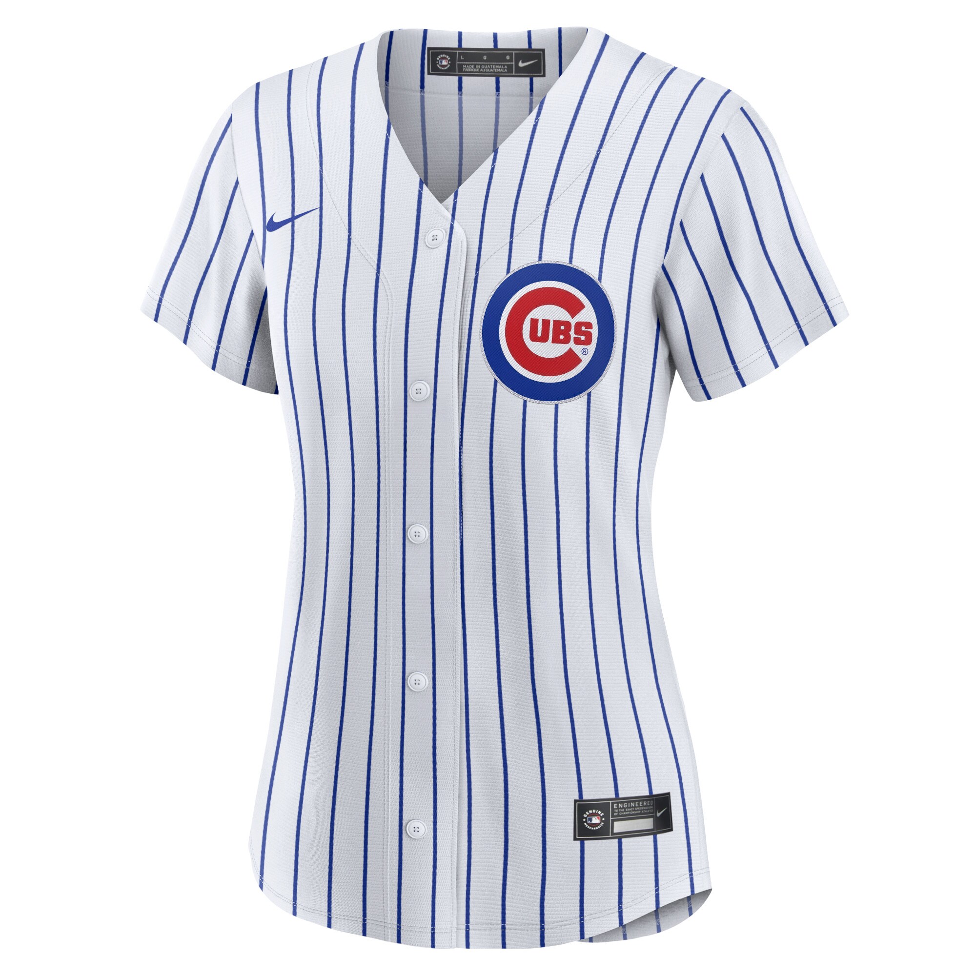 Chicago Cubs Women's Home Blank Replica Jersey - White cheap jerseys for sale - CheapJerseys.Shop