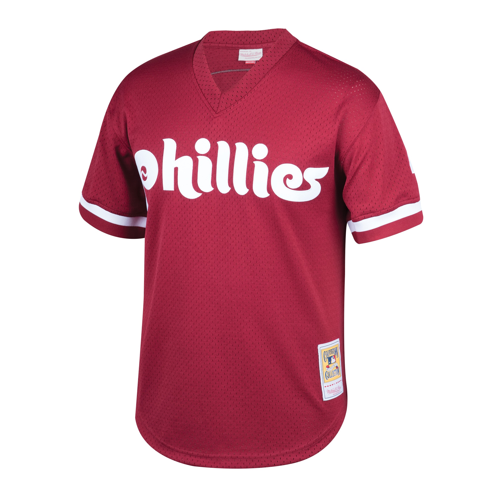 Lenny Dykstra Philadelphia Phillies Mitchell & Ness Youth Cooperstown Collection Mesh Batting Practice Jersey - Burgundy cheap jerseys for sale - CheapJerseys.Shop