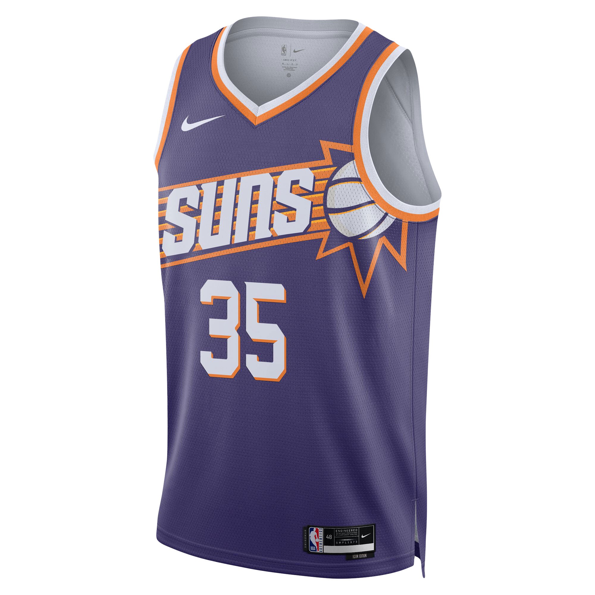 Kevin Durant Phoenix Suns Unisex Swingman Jersey - Icon Edition - Purple cheap jerseys for sale - CheapJerseys.Shop