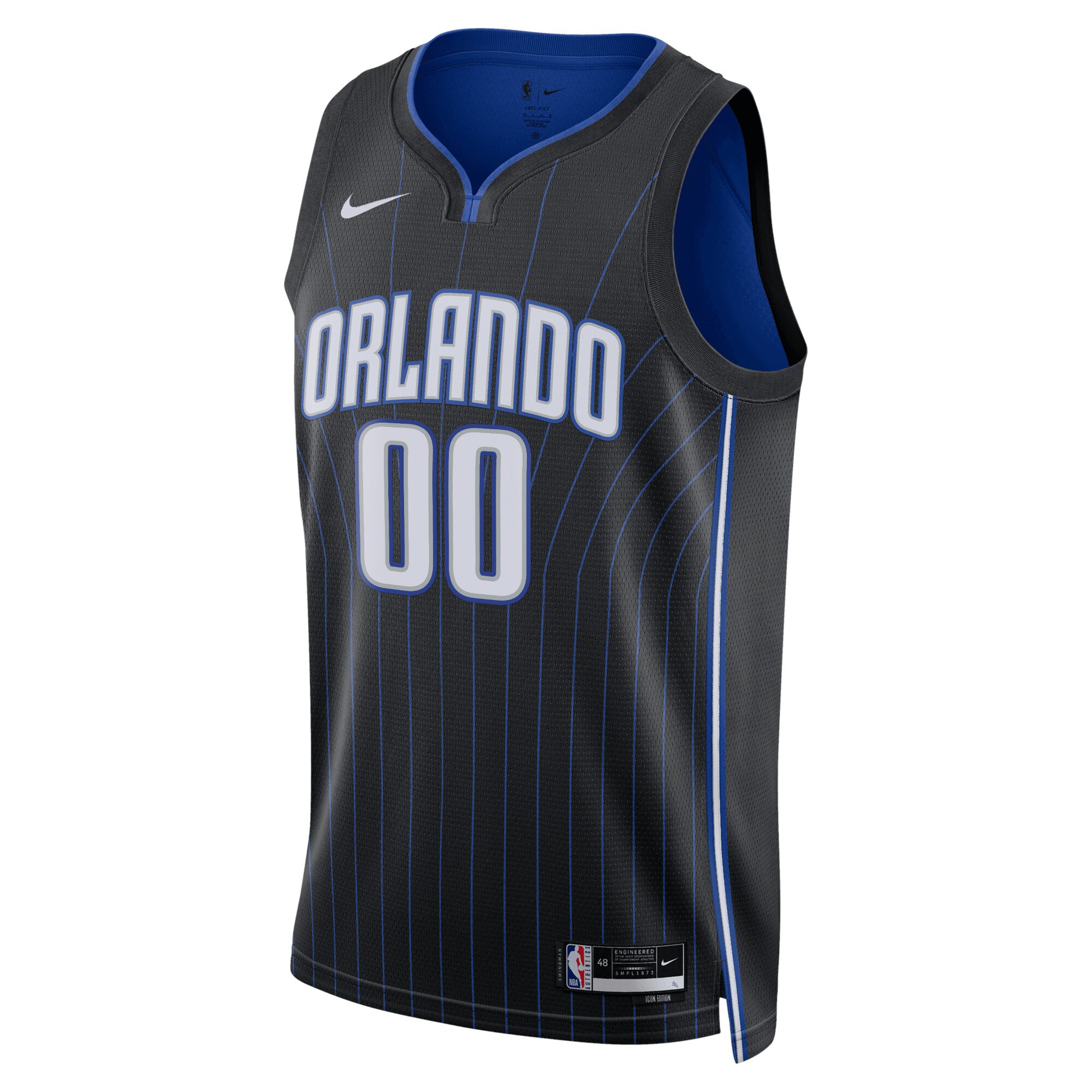 Orlando Magic Unisex Swingman Custom Jersey Black - Icon Edition cheap jerseys for sale - CheapJerseys.Shop