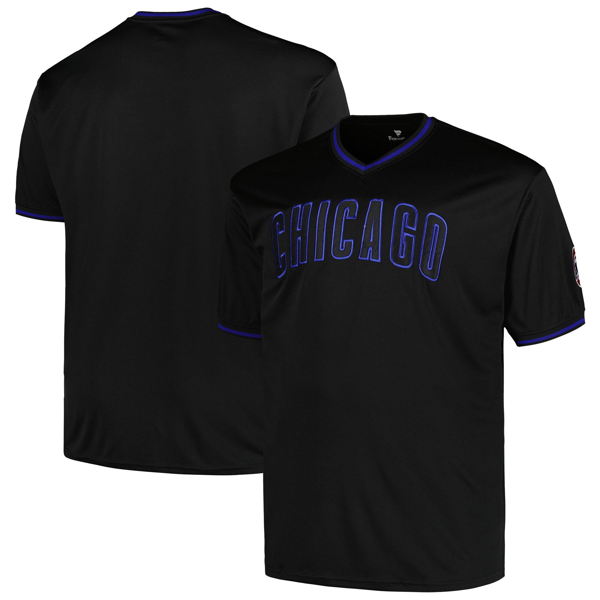 Chicago Cubs Profile Big & Tall Pop Fashion Jersey - Black cheap jerseys for sale - CheapJerseys.Shop