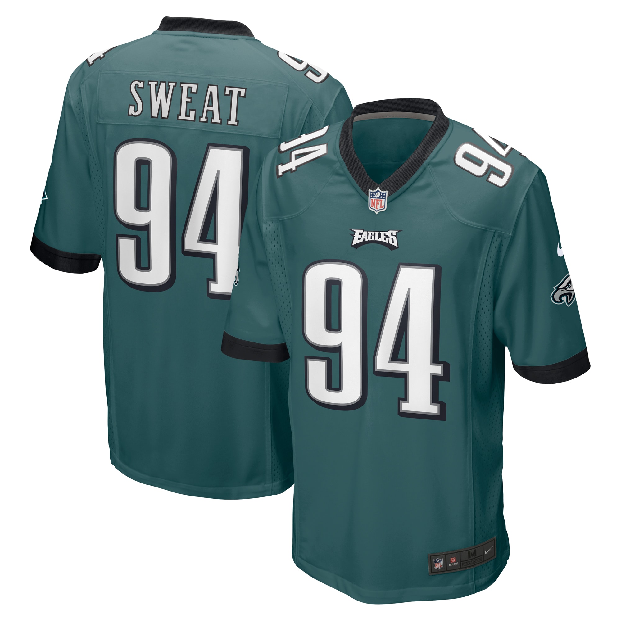 Josh Sweat Philadelphia Eagles Game Jersey - Midnight Green cheap jerseys for sale - CheapJerseys.Shop