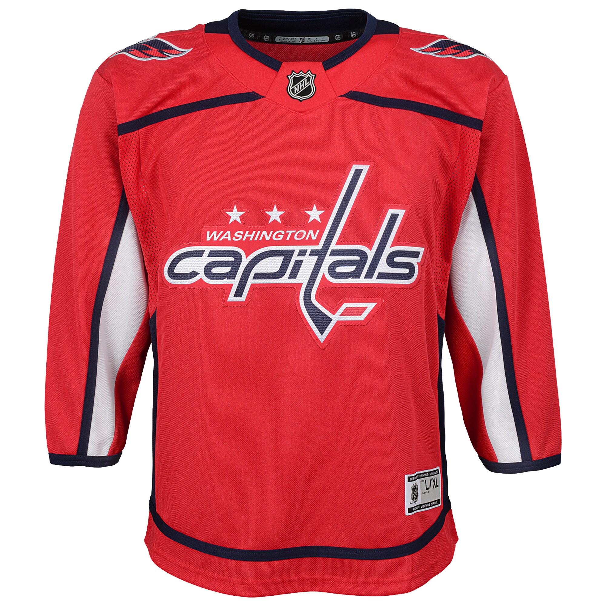 Washington Capitals Youth Home Blank Premier Jersey - Red cheap jerseys for sale - CheapJerseys.Shop