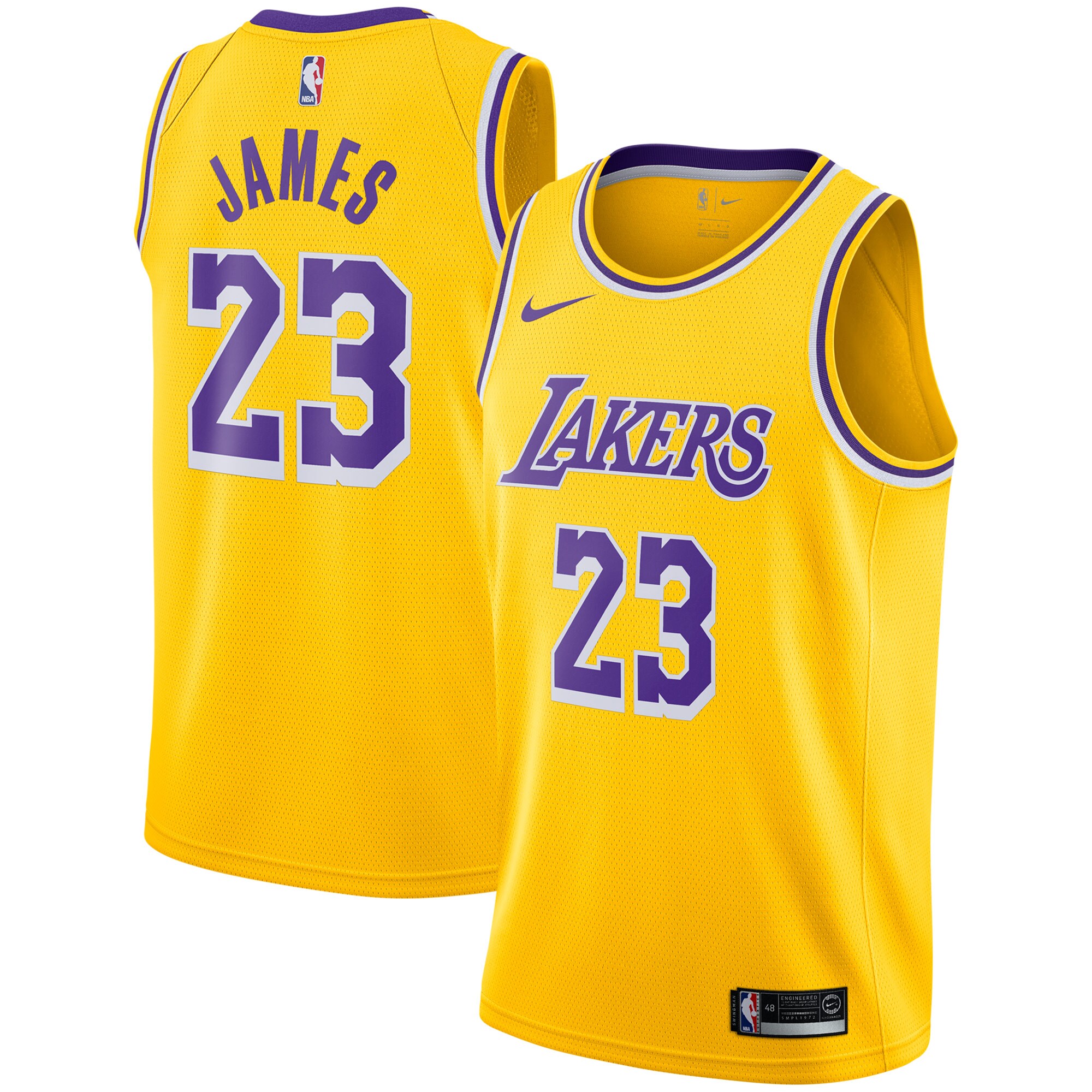 LeBron James Los Angeles Lakers Swingman Player Jersey Gold - Icon Edition cheap jerseys for sale - CheapJerseys.Shop