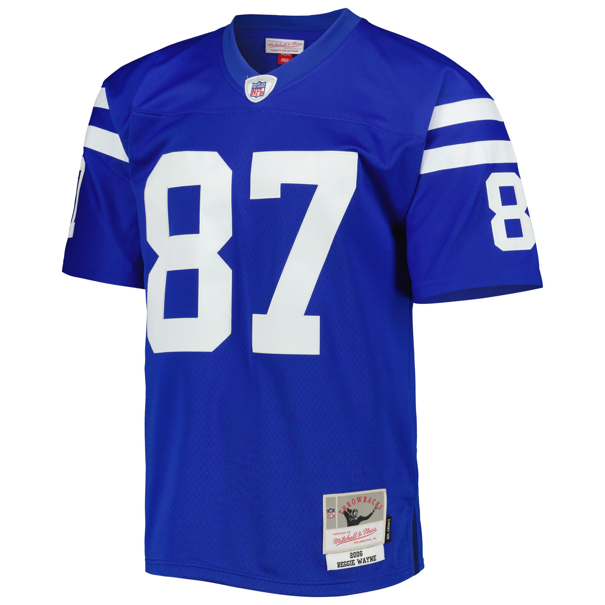 Reggie Wayne Indianapolis Colts Mitchell & Ness Legacy Replica Jersey - Royal cheap jerseys for sale - CheapJerseys.Shop