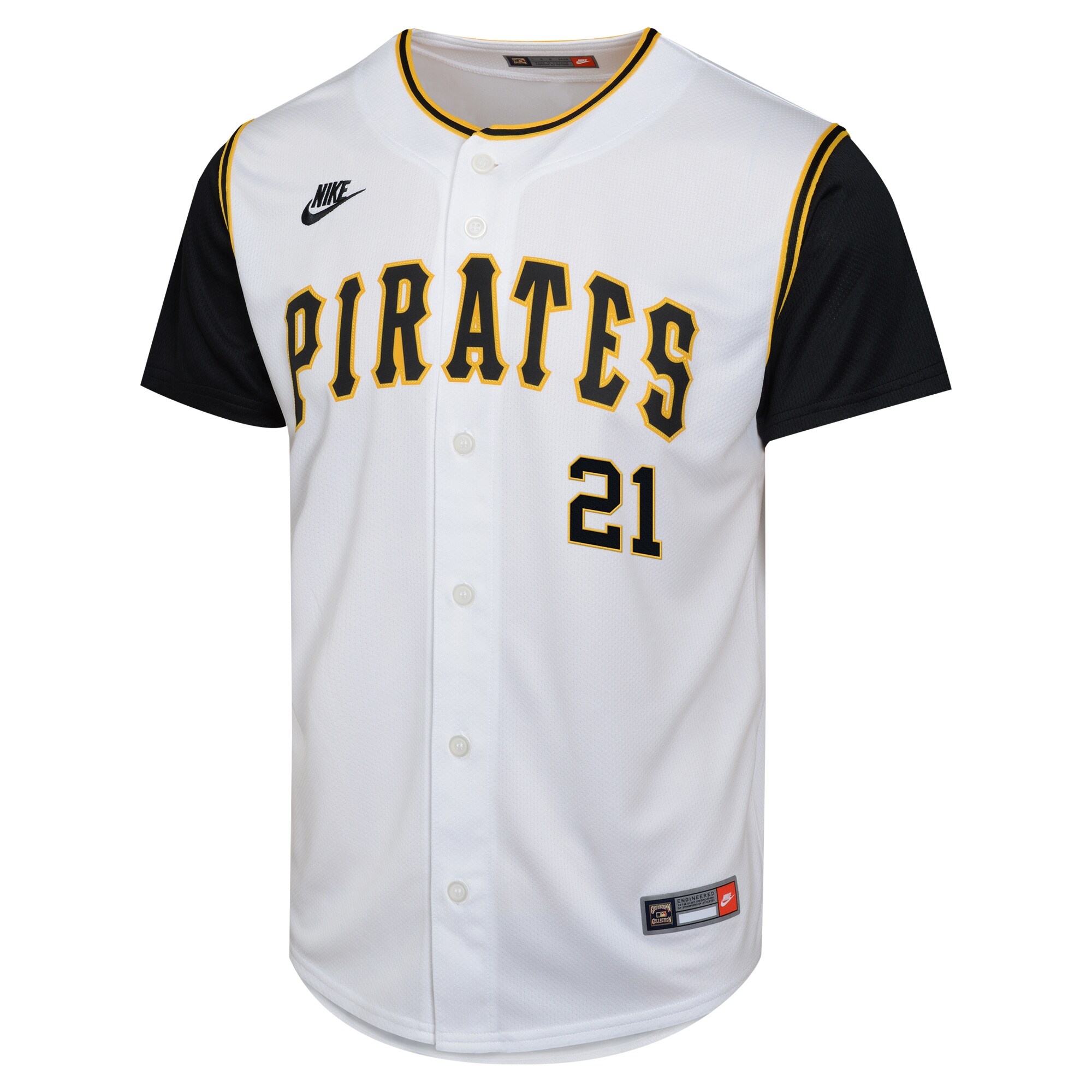 Roberto Clemente Pittsburgh Pirates Youth Cooperstown Collection Limited Player Jersey - White cheap jerseys for sale - CheapJerseys.Shop