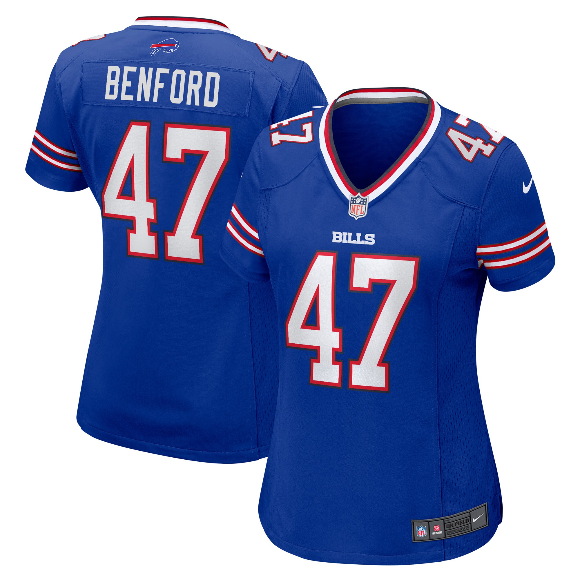 Christian Benford Buffalo Bills Women's Game Jersey - Royal cheap jerseys for sale - CheapJerseys.Shop