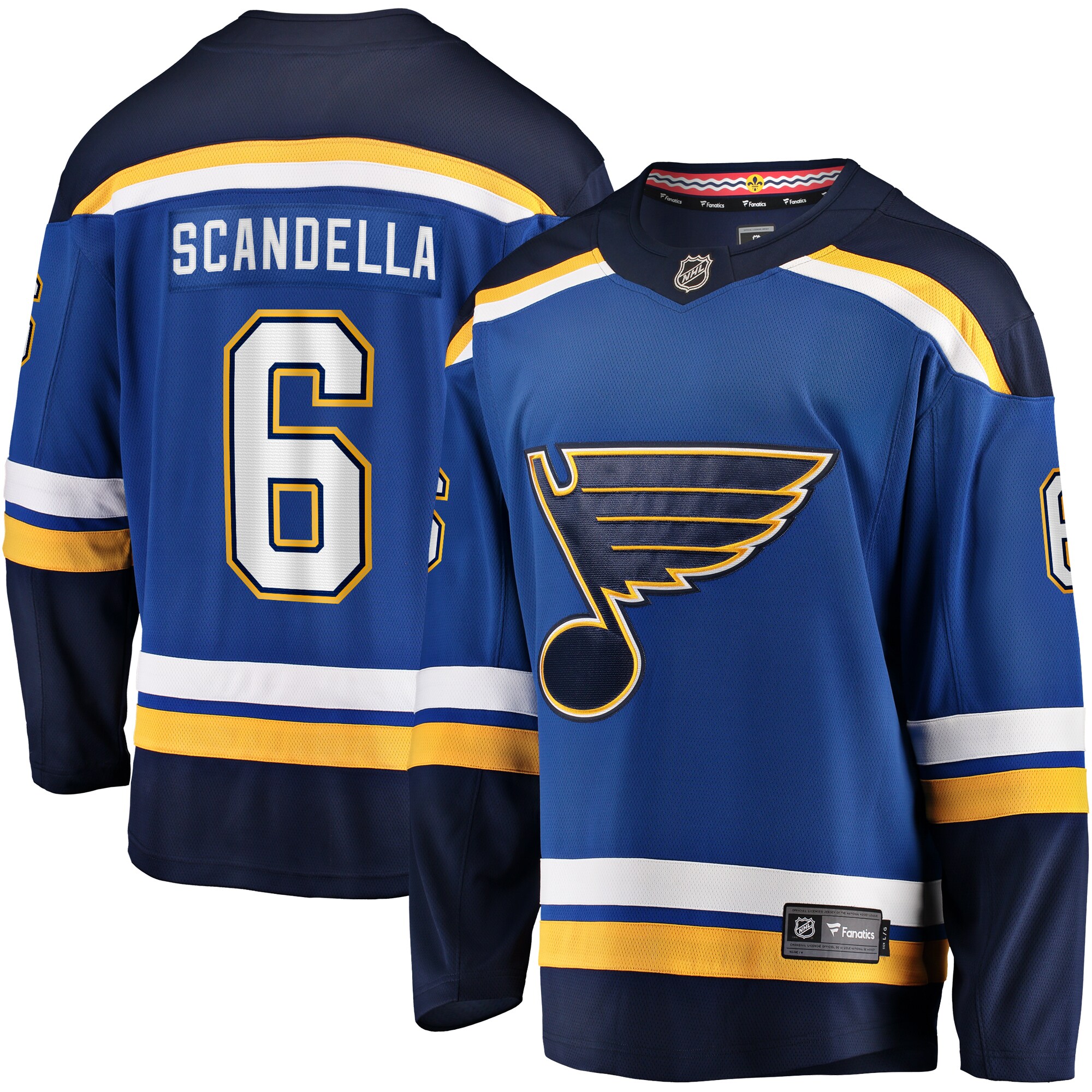 Marco Scandella St. Louis Blues Fanatics Home Premier Breakaway Player Jersey - Blue cheap jerseys for sale - CheapJerseys.Shop