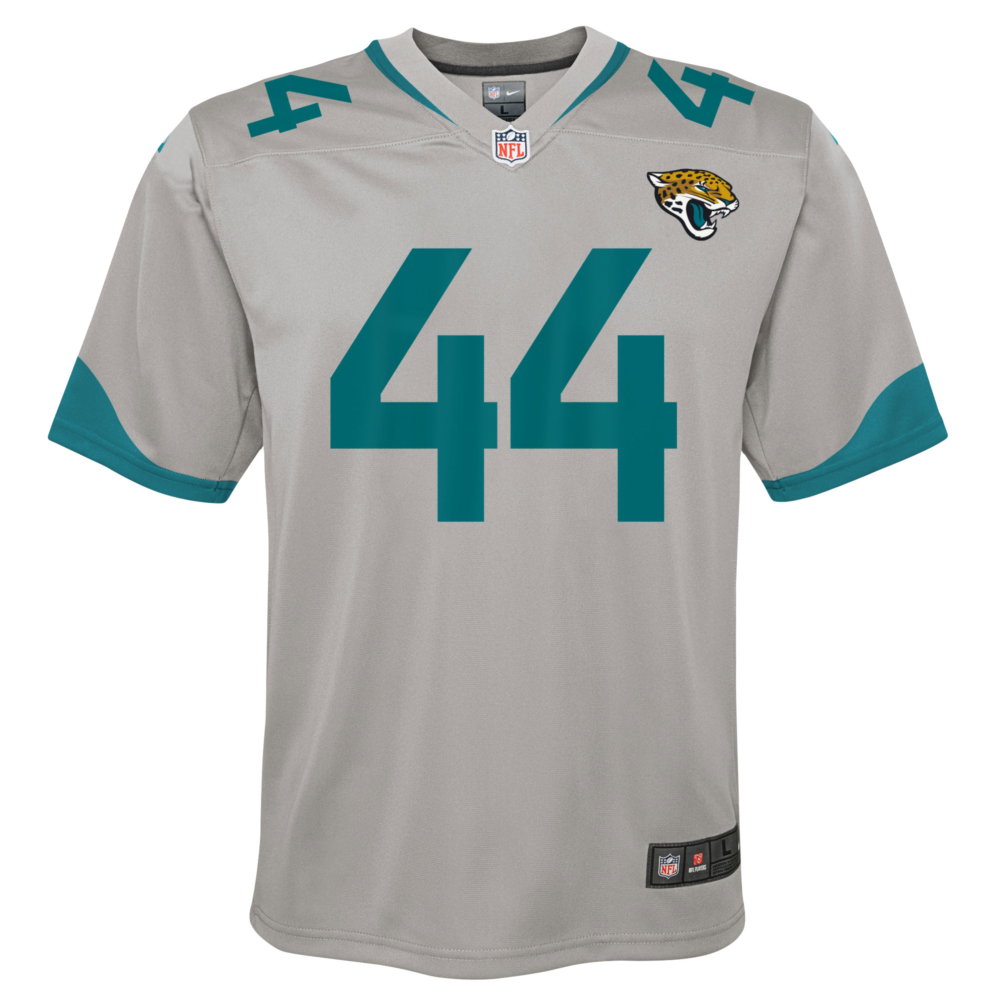 Travon Walker Jacksonville Jaguars Youth Inverted Game Jersey - Silver cheap jerseys for sale - CheapJerseys.Shop