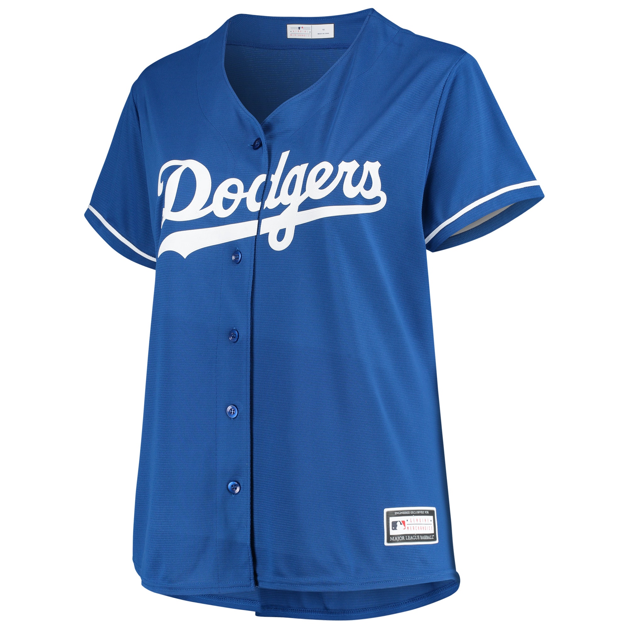 Clayton Kershaw Los Angeles Dodgers Women's Plus Size Replica Player Jersey - Royal cheap jerseys for sale - CheapJerseys.Shop