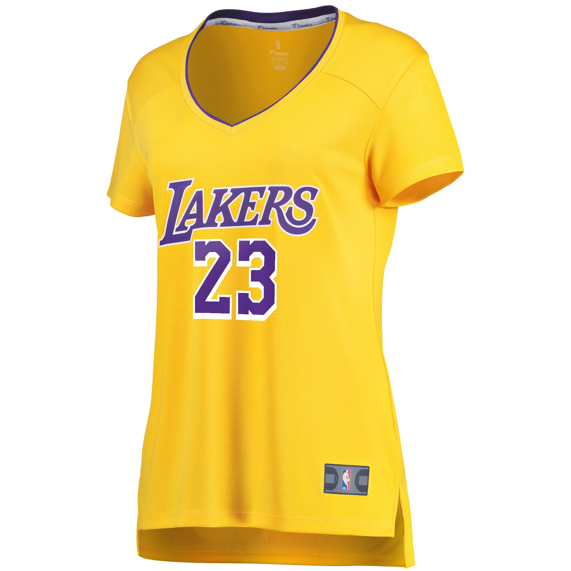LeBron James Los Angeles Lakers Fanatics Women's Fast Break Replica Jersey - Icon Edition - Gold cheap jerseys for sale - CheapJerseys.Shop