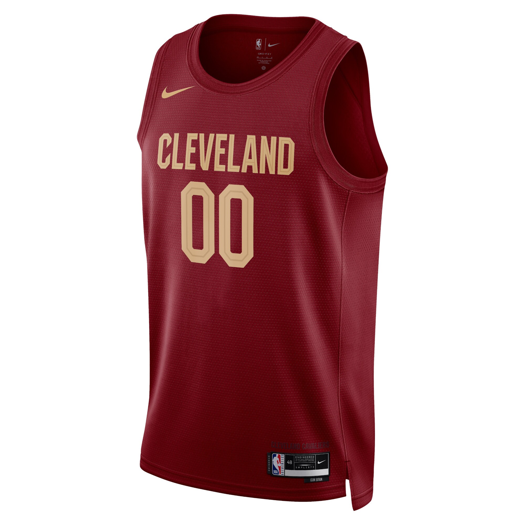 Cleveland Cavaliers Unisex Swingman Custom Jersey Burgundy - Icon Edition cheap jerseys for sale - CheapJerseys.Shop