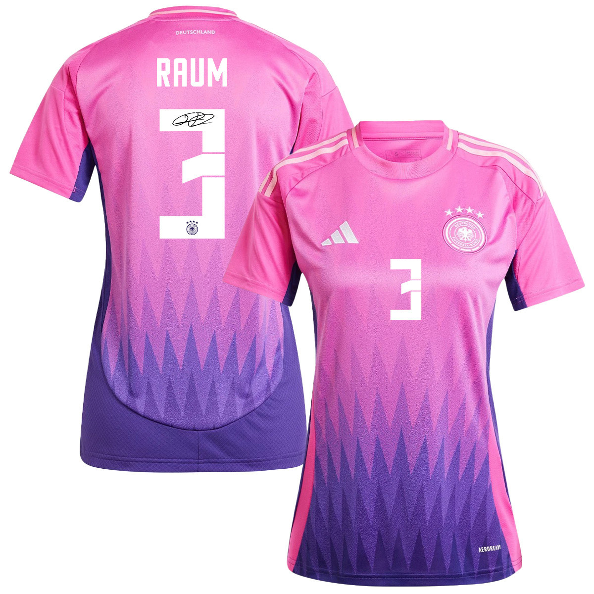 David Raum 3 Signed Germany National Team 2024/25 Away Jersey Autographed - Women cheap jerseys for sale - CheapJerseys.Shop