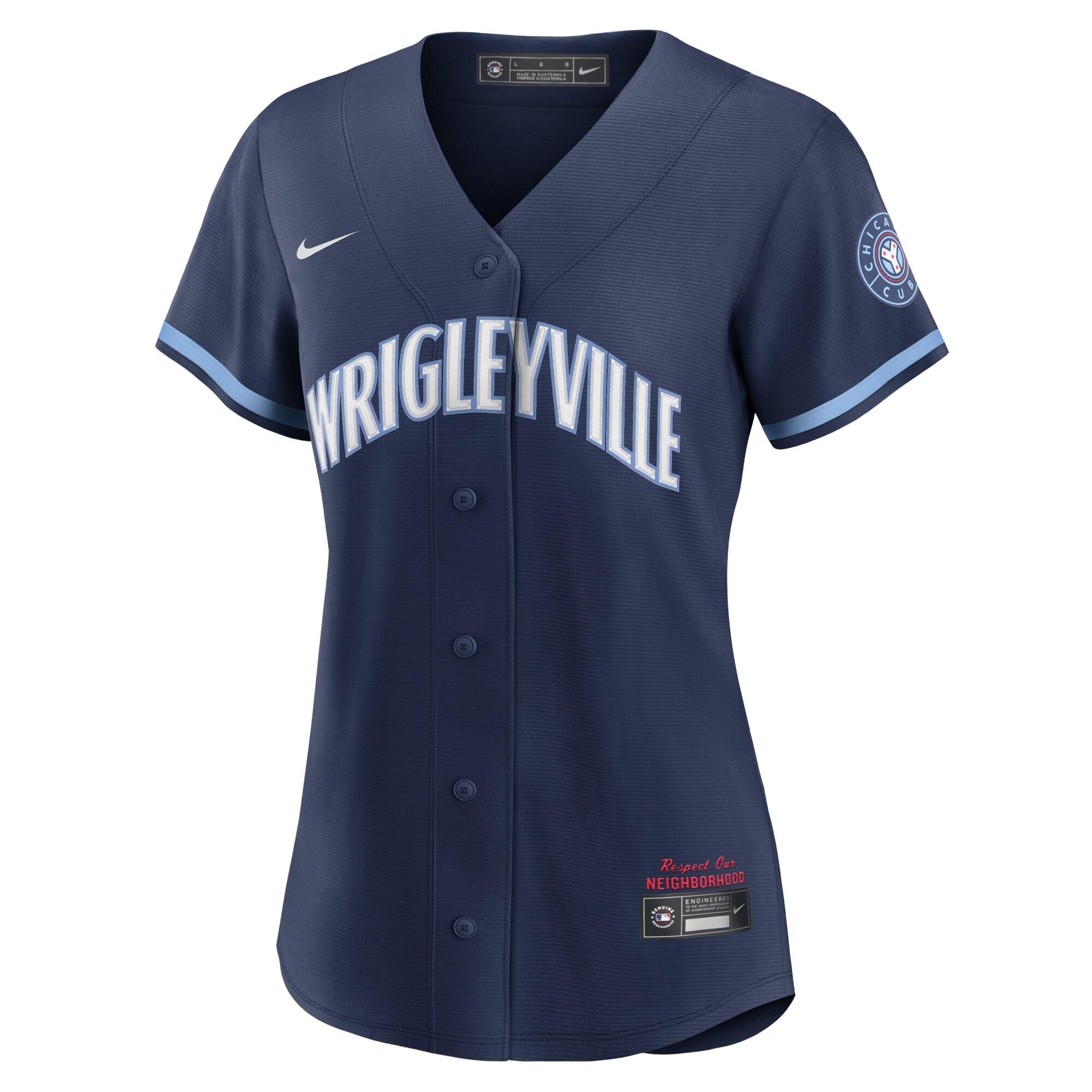 Chicago Cubs Women's City Connect Replica Jersey - Navy cheap jerseys for sale - CheapJerseys.Shop