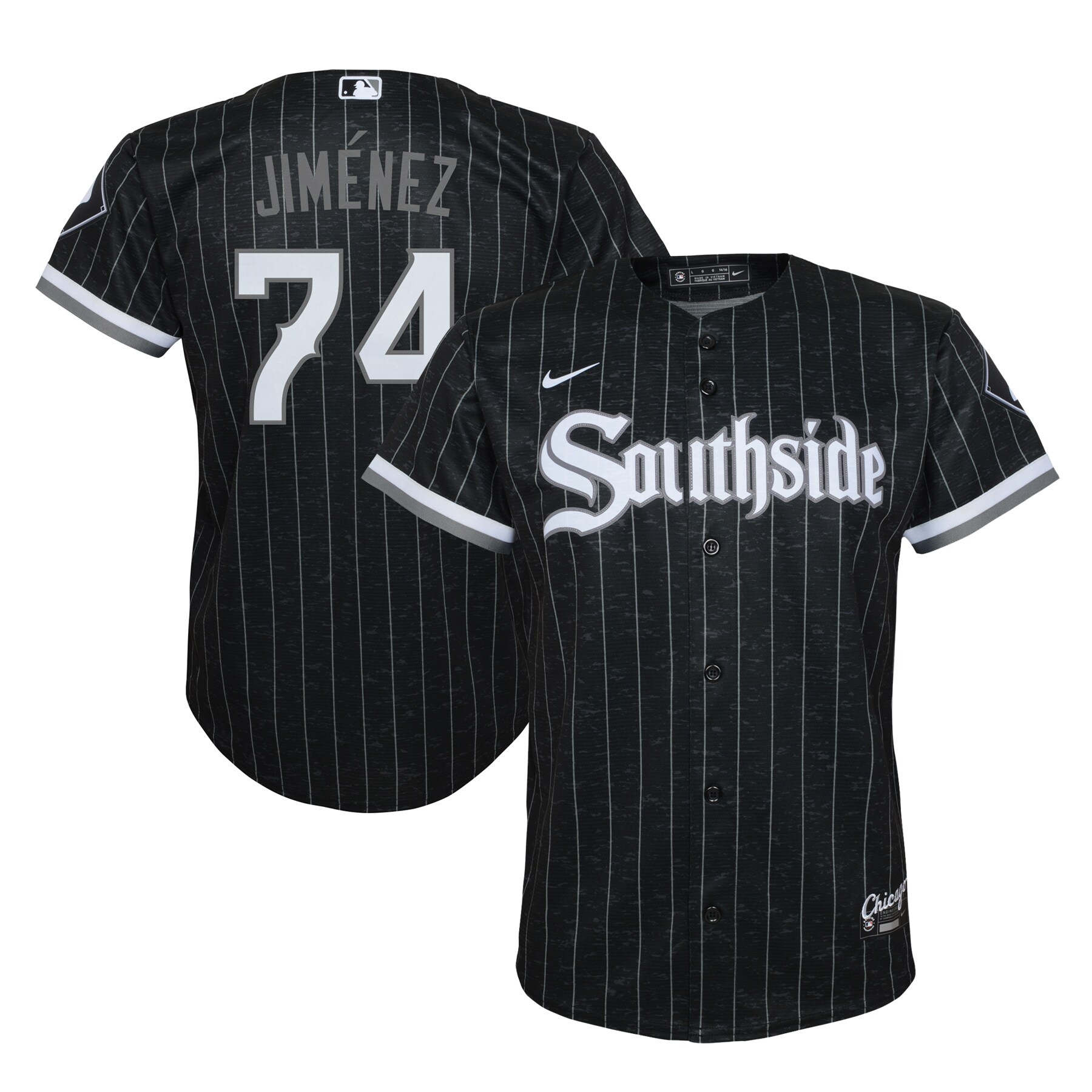 Eloy Jimenez Chicago White Sox Youth City Connect Replica Player Jersey - Black cheap jerseys for sale - CheapJerseys.Shop