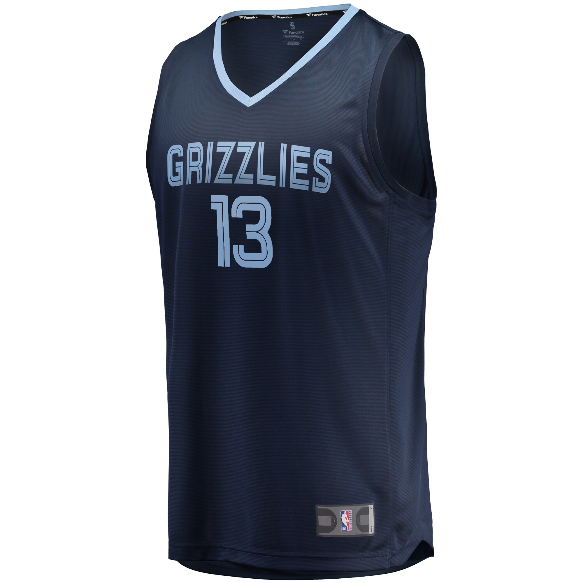 Jaren Jackson Jr. Memphis Grizzlies Fanatics Youth 2021\/22 Fast Break Replica Jersey - Icon Edition - Navy cheap jerseys for sale - CheapJerseys.Shop
