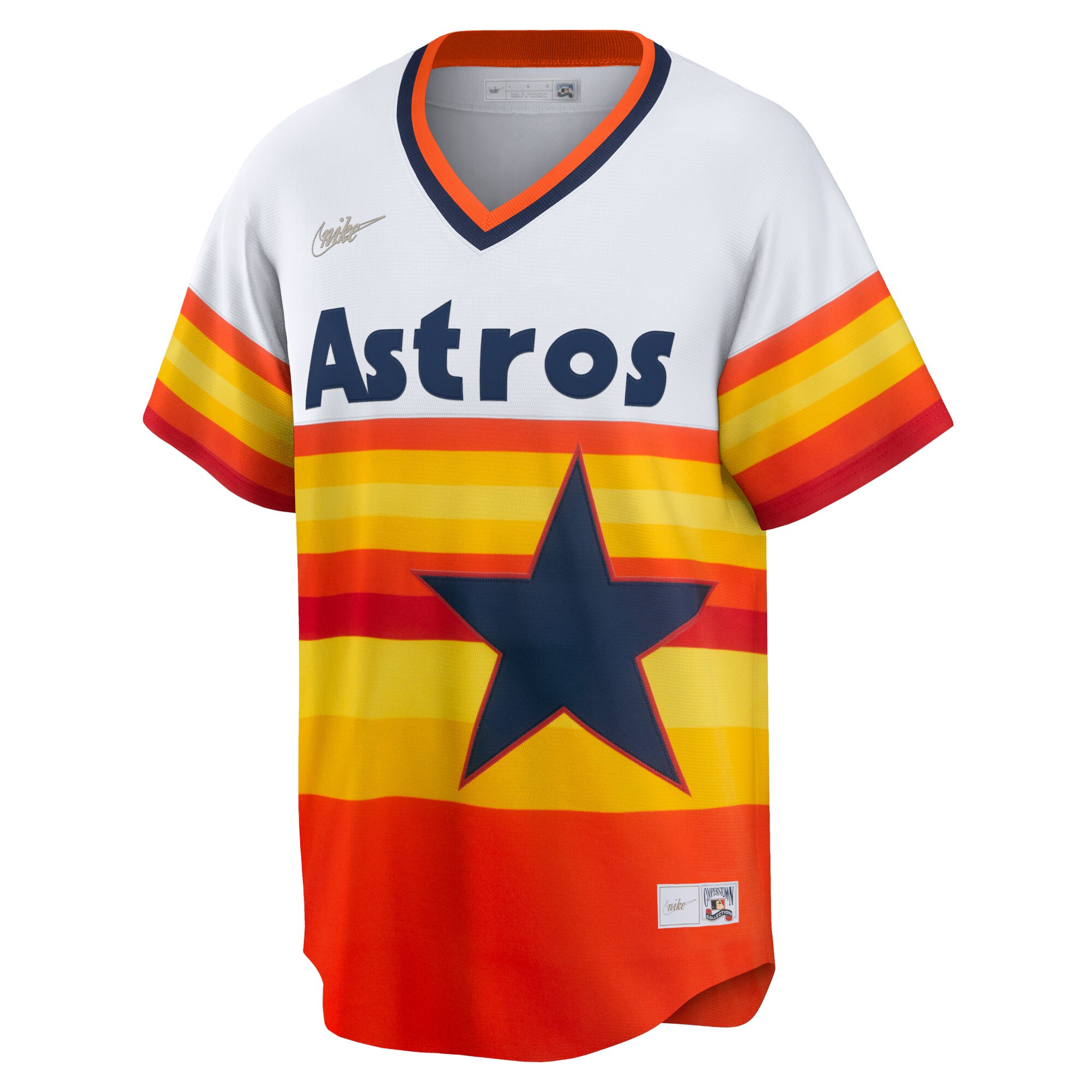 Jeff Bagwell Houston Astros Home Cooperstown Collection Player Jersey - White cheap jerseys for sale - CheapJerseys.Shop