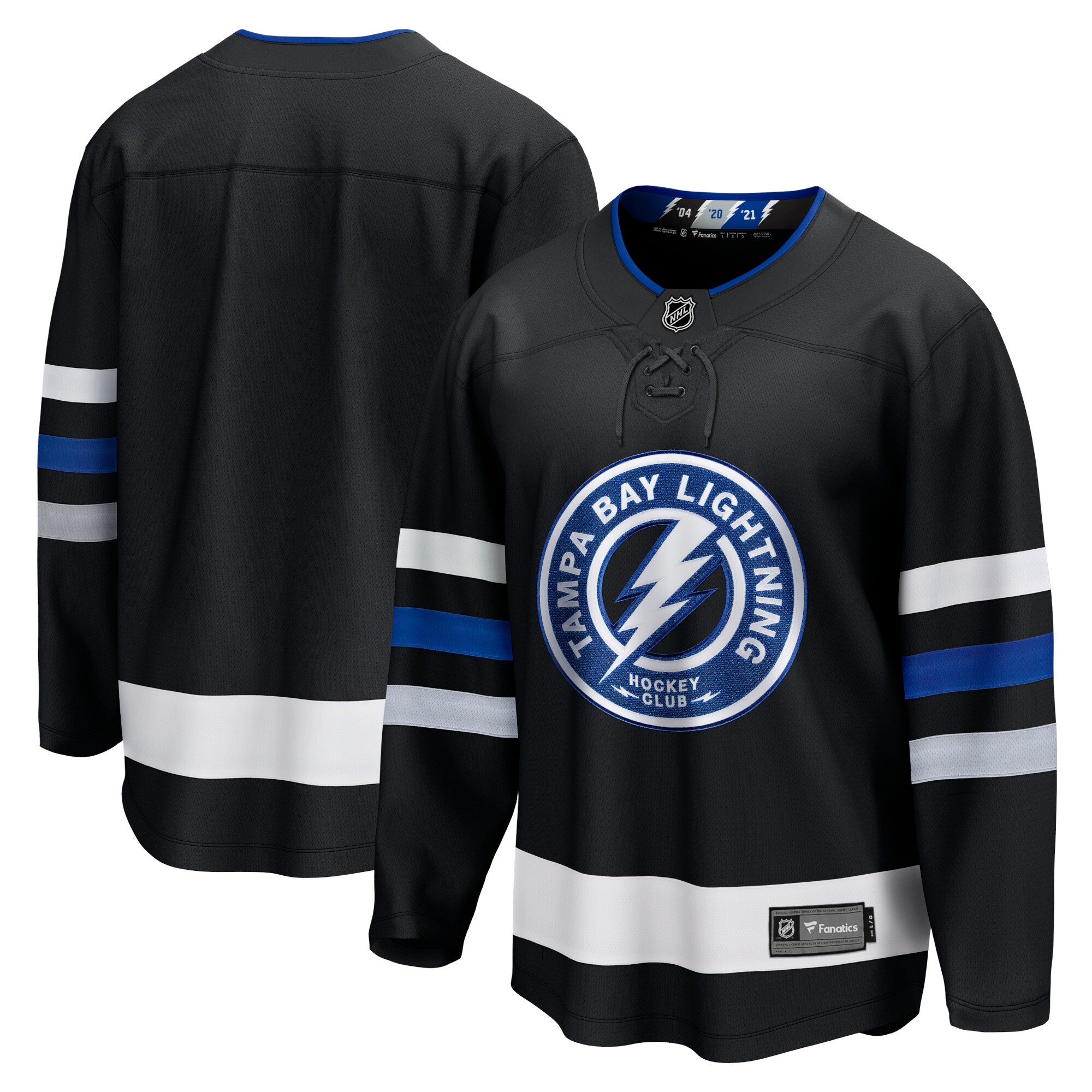 Tampa Bay Lightning Fanatics Alternate Premier Breakaway Jersey - Black cheap jerseys for sale - CheapJerseys.Shop