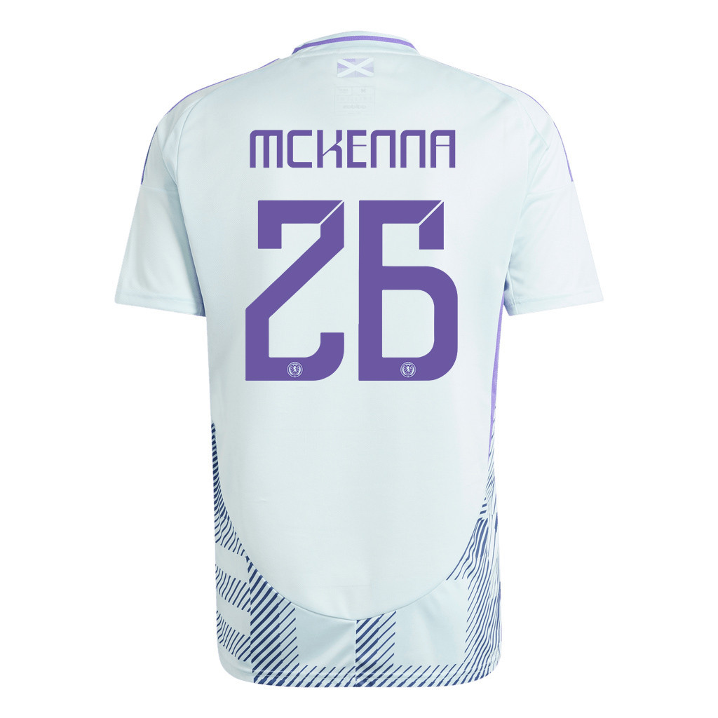 Scott McKenna 26 Scotland National Team 2024 Away Men Jersey - White cheap jerseys for sale - CheapJerseys.Shop