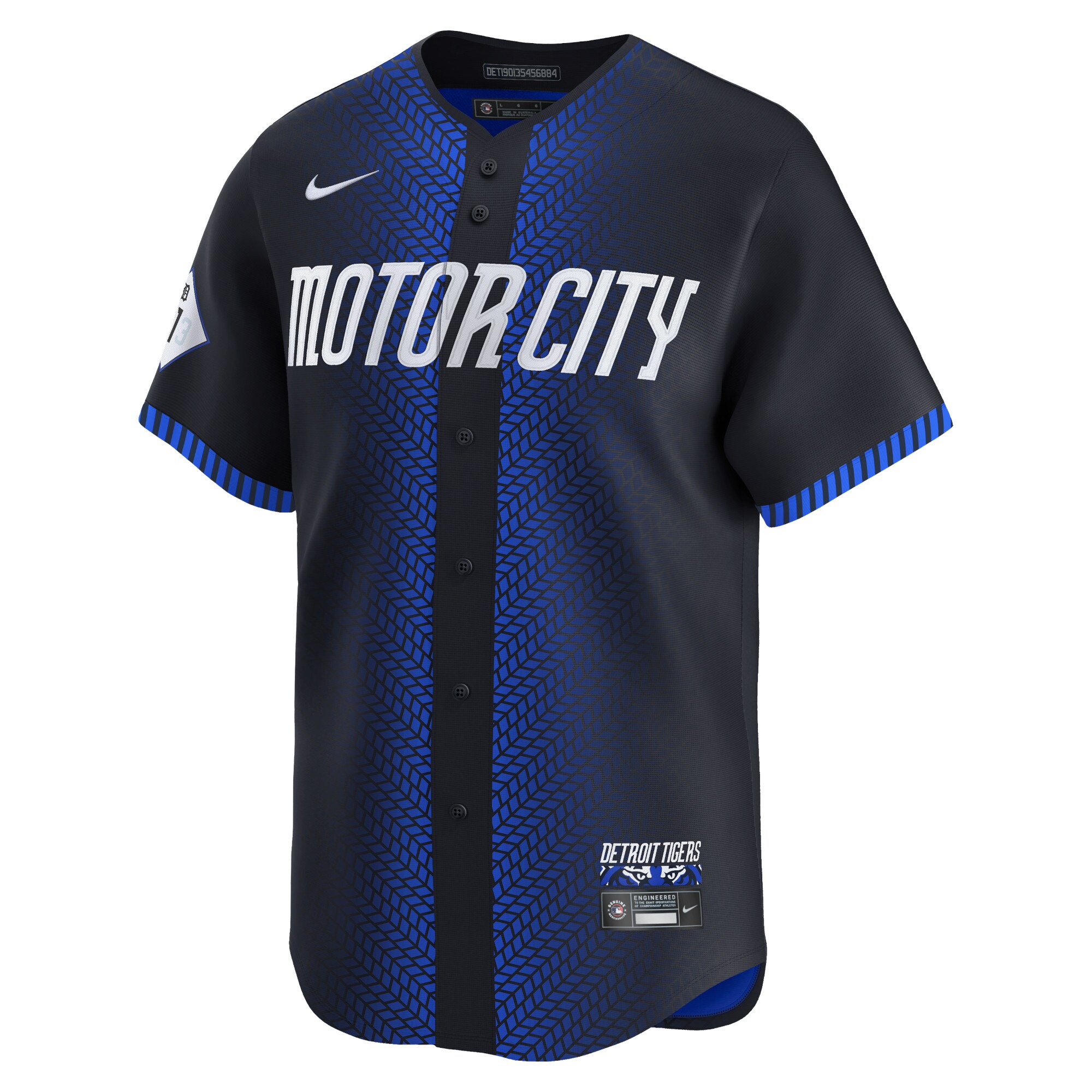Javier Baez Detroit Tigers 2024 City Connect Limited Jersey - Navy cheap jerseys for sale - CheapJerseys.Shop