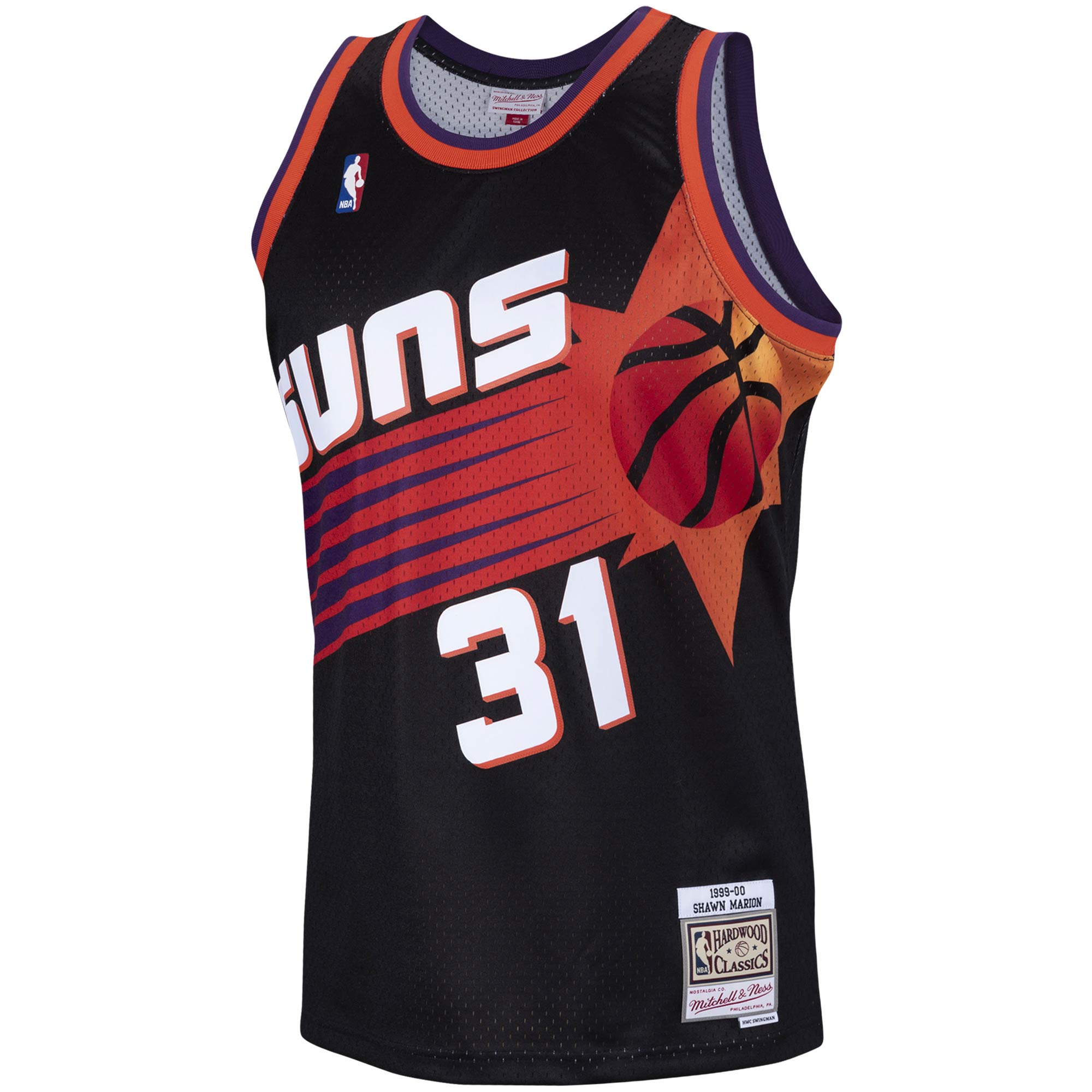 Shawn Marion Phoenix Suns Mitchell & Ness 1999\/00 Hardwood Classics Swingman Jersey - Black cheap jerseys for sale - CheapJerseys.Shop
