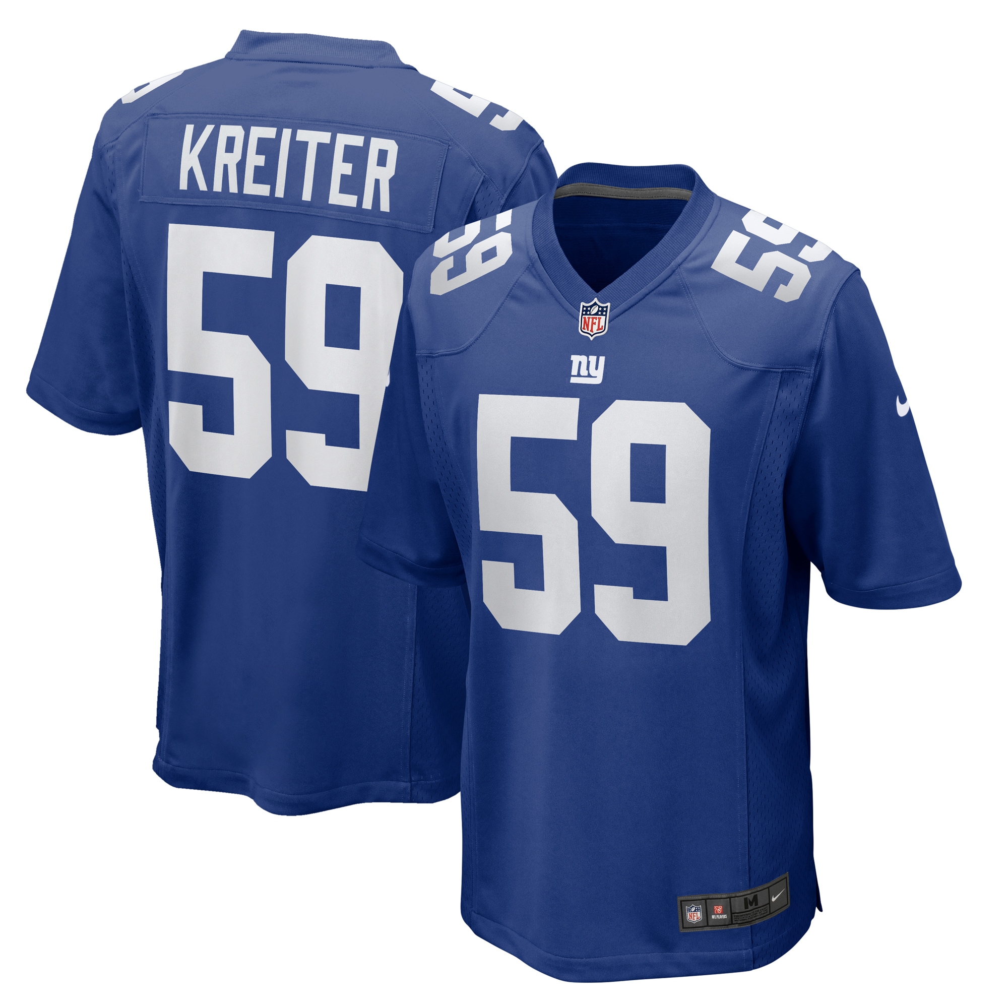 Casey Kreiter New York Giants Team Game Jersey - Royal cheap jerseys for sale - CheapJerseys.Shop